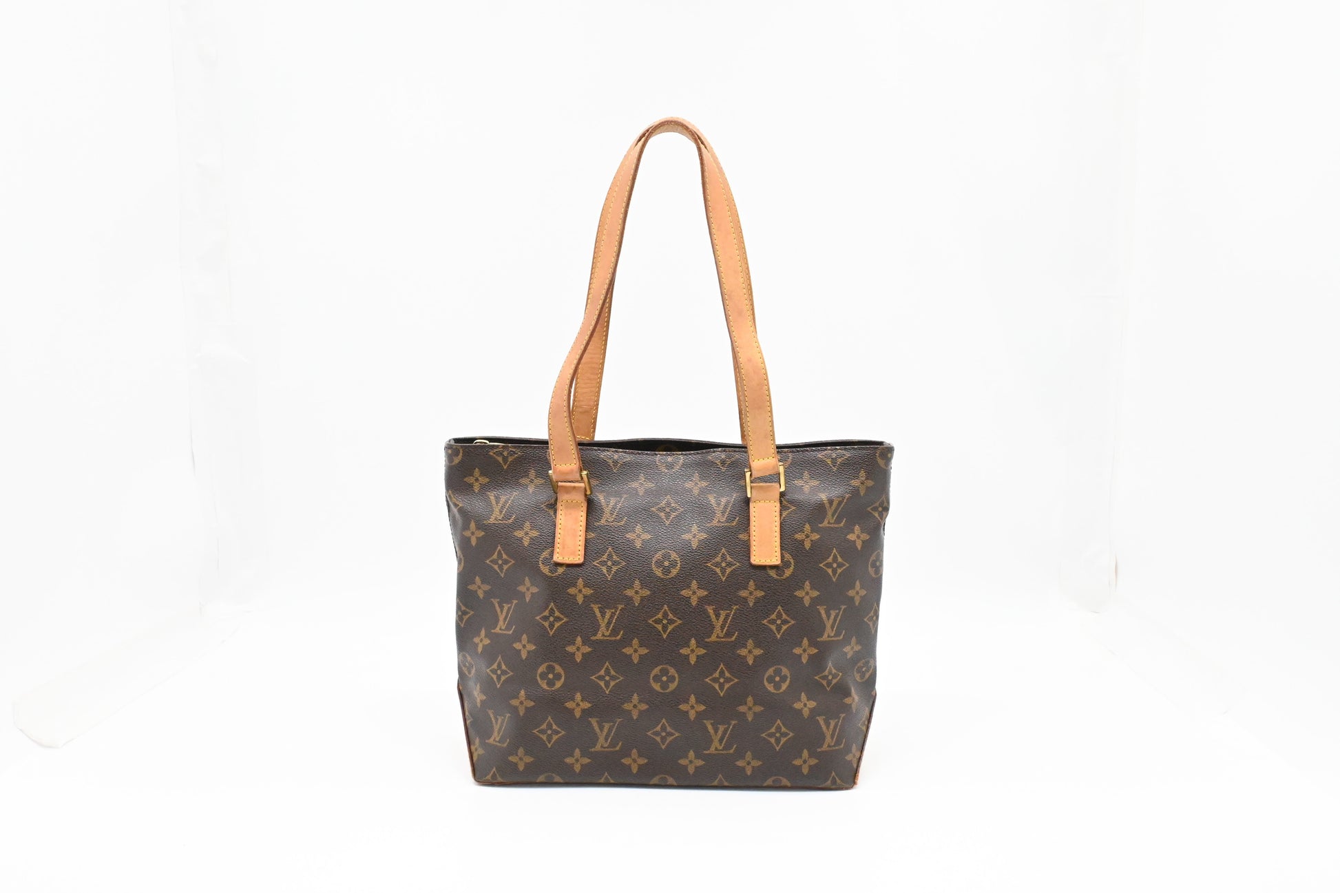 Louis Vuitton Cabas Piano Monogram Canvas Handbag Canvas 4