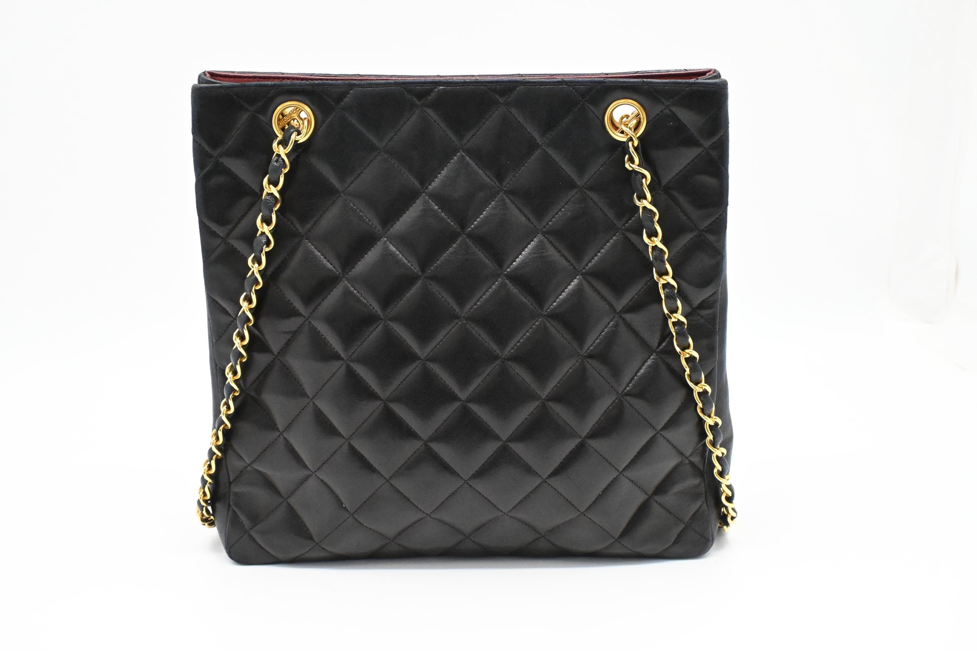 Chanel MattelassÃ© Black Leather Shoulder Bag Leather 3