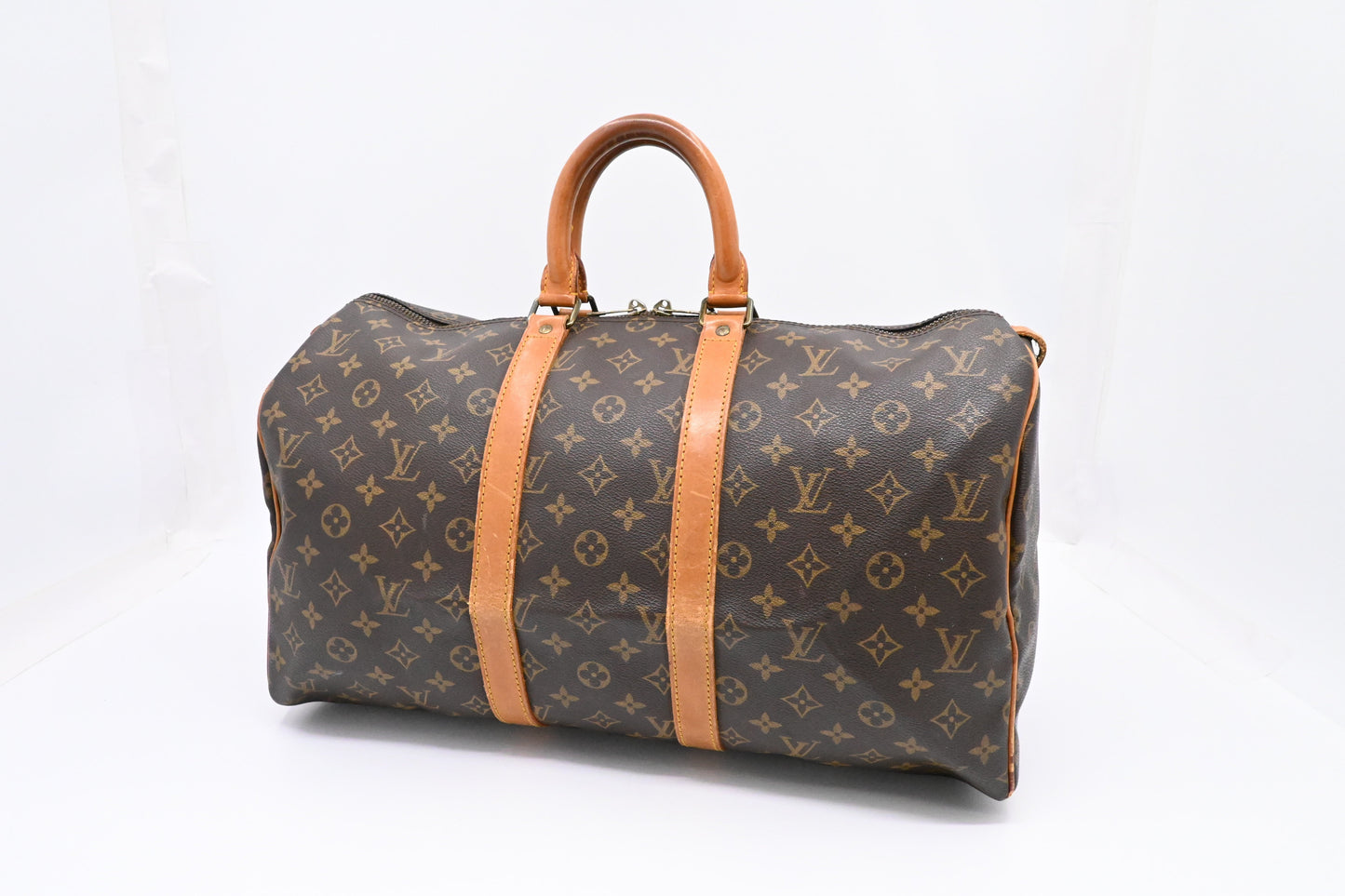 Louis Vuitton Keepall 45 Monogram Canvas Travel Bag Canvas 1