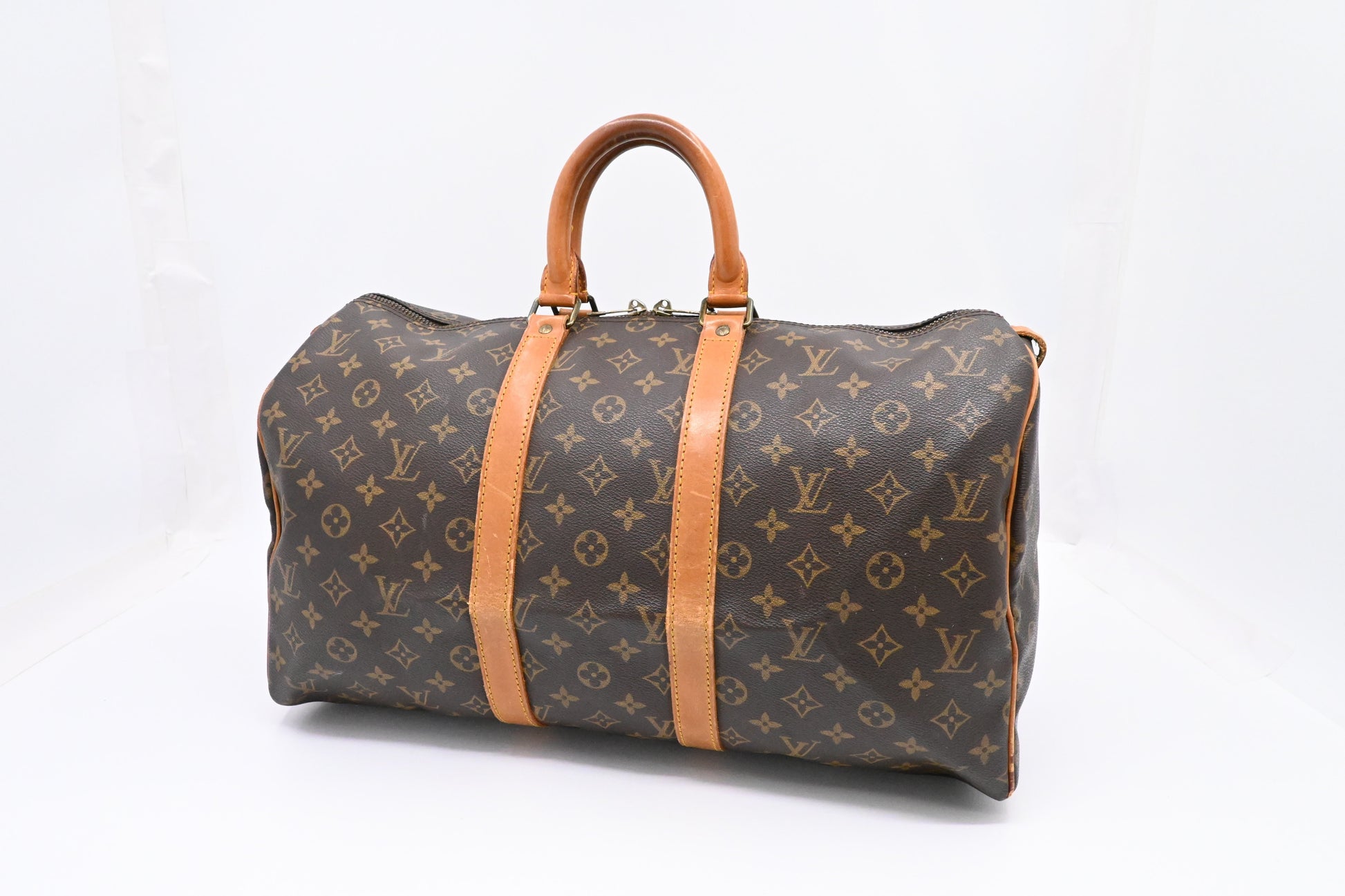 Louis Vuitton Keepall 45 Monogram Canvas Travel Bag Canvas 1