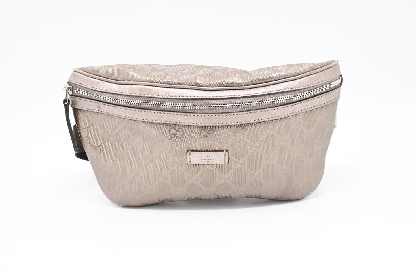 Gucci Bumbag - Imprime Canvas Pink Silver Handbag