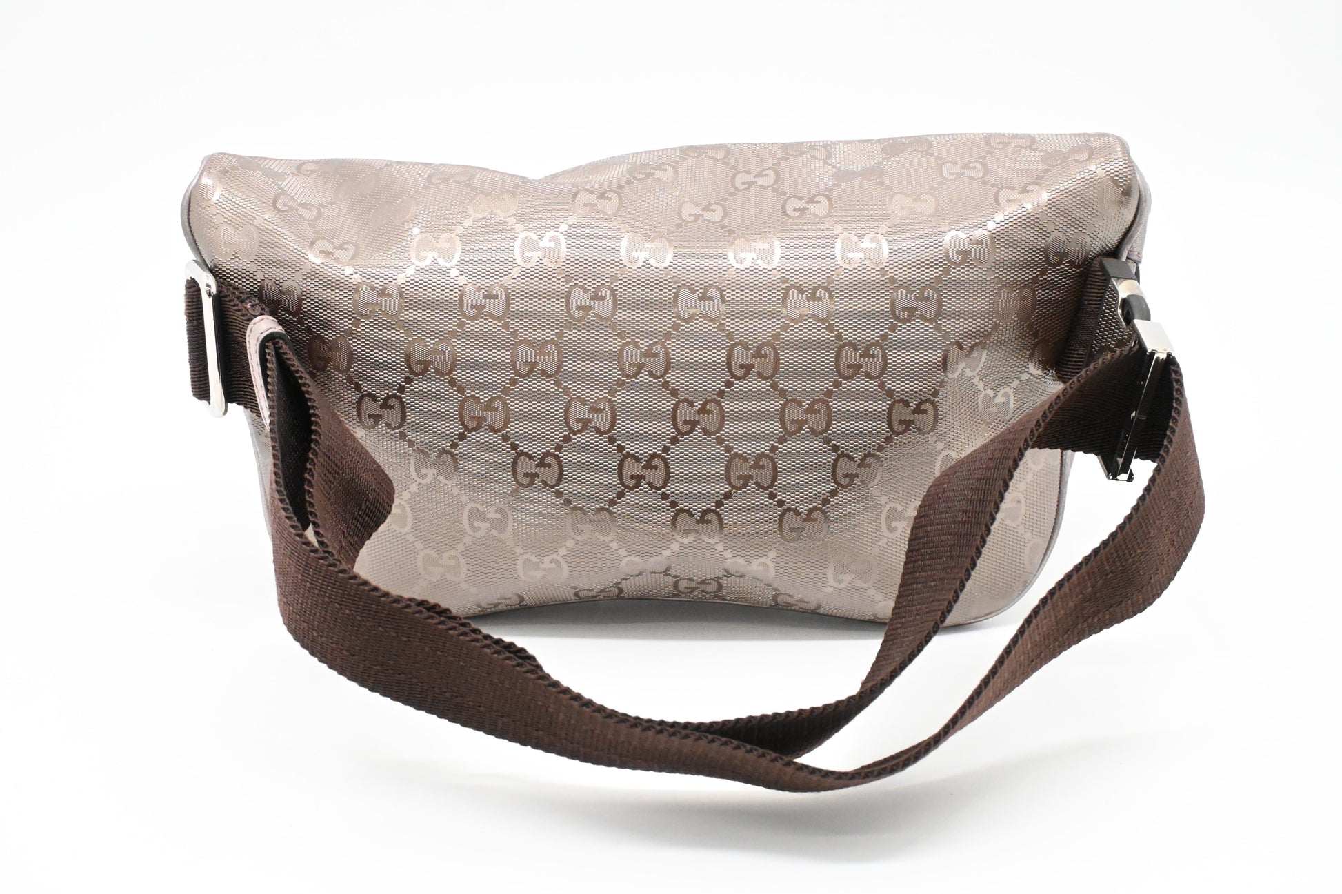 Gucci Bumbag - Imprime Canvas Pink Silver Handbag