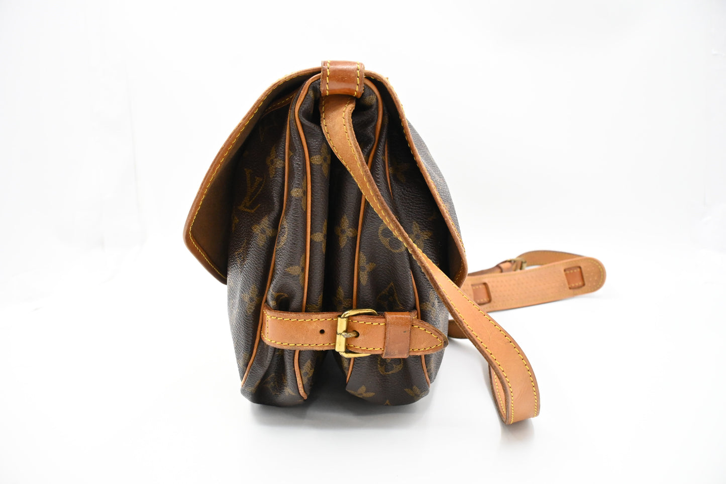 Louis Vuitton Saumur 30 Monogram Canvas Handbag Canvas 3