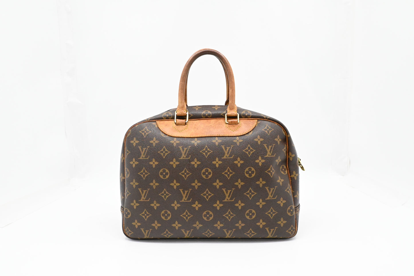 Louis Vuitton Deauville Monogram Canvas Handbag Canvas 4
