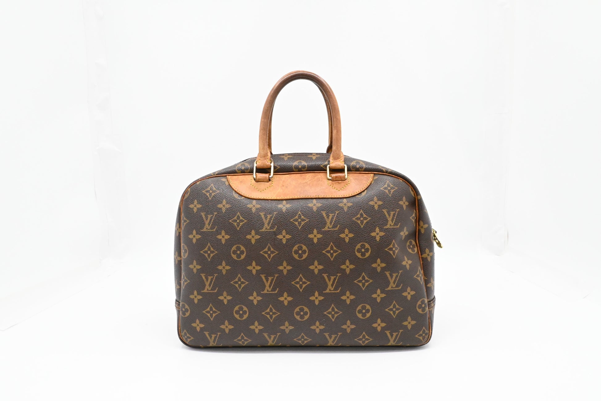 Louis Vuitton Deauville Monogram Canvas Handbag Canvas 4