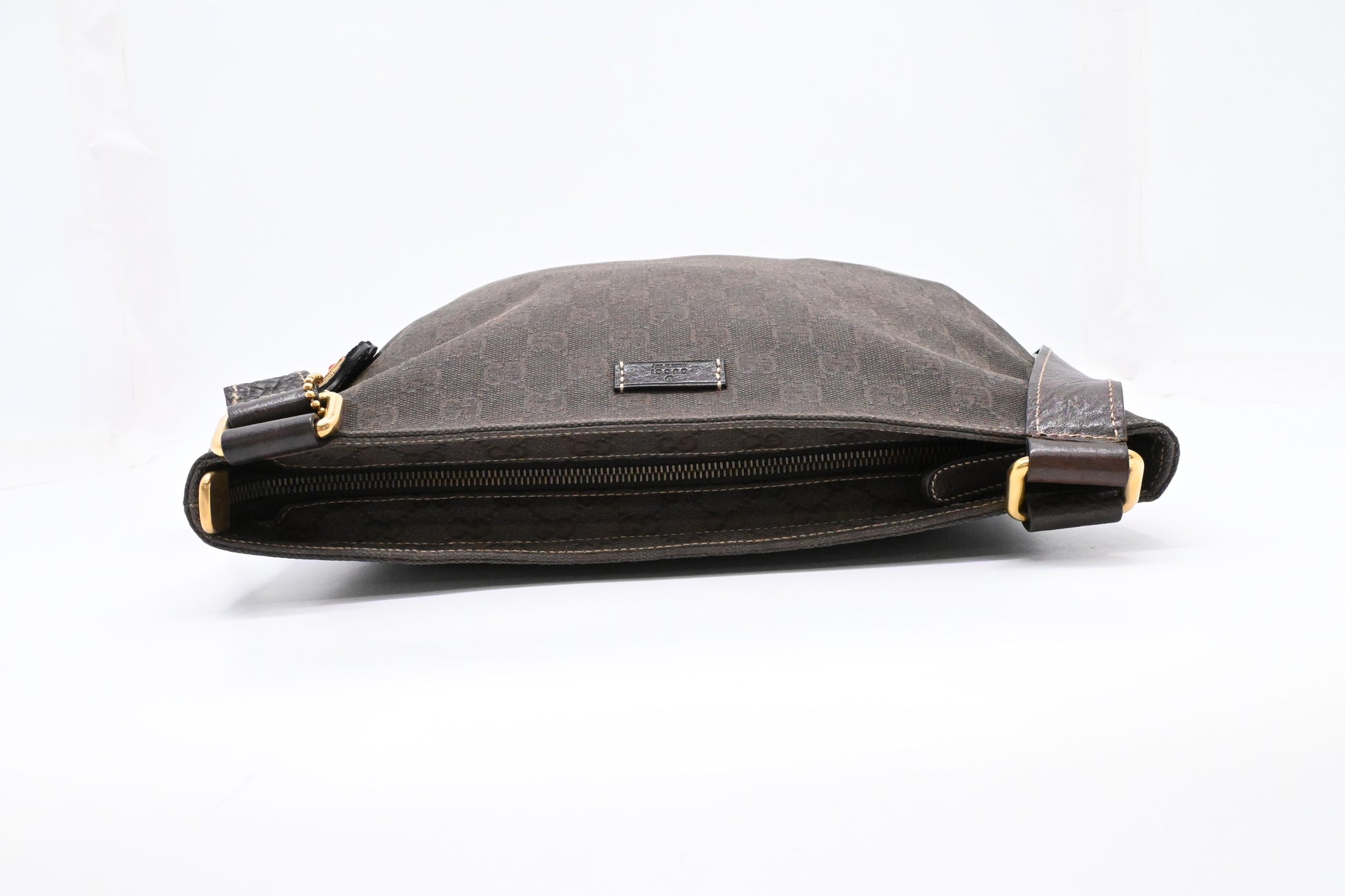 Gucci Square GG Canvas Brown Crossbody Bag