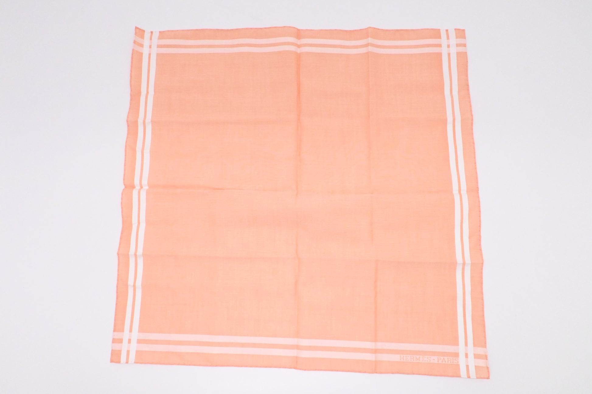 Hermes Handkerchief In Orange Cotton Handbag Travel Bag