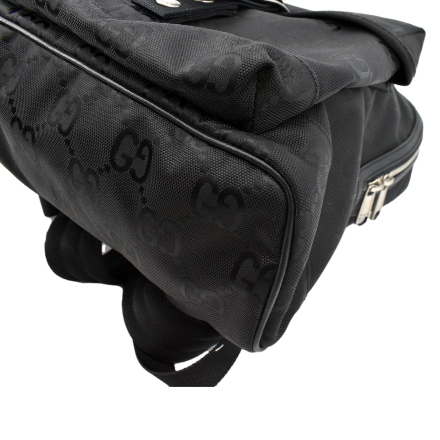 GUCCI Off The Grid GG Nylon Backpack Bag Black 644992