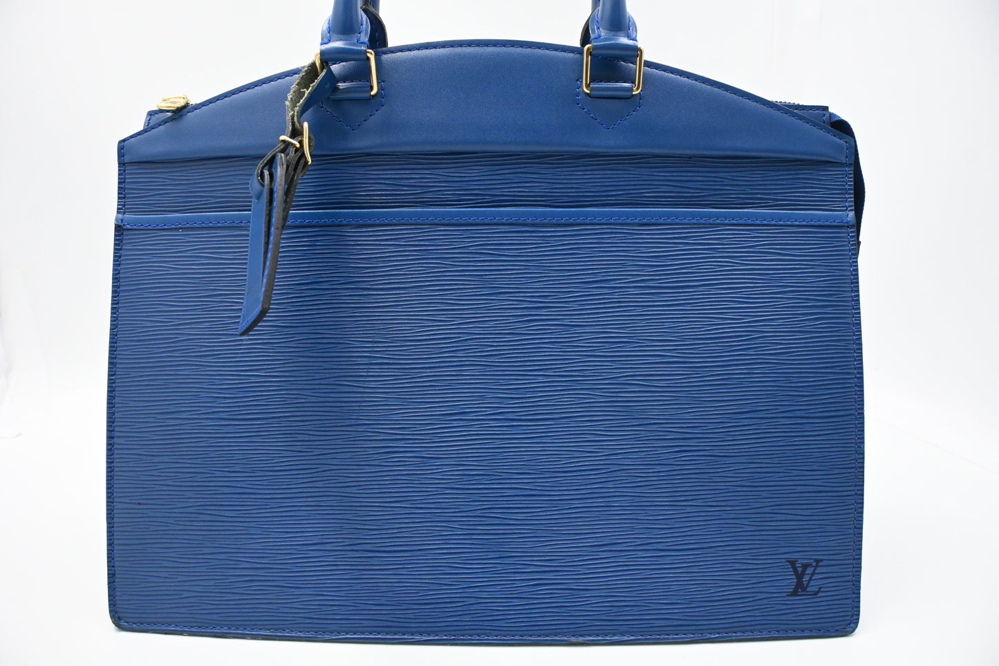 Louis Vuitton Riviera Blue Leather Epi Handbag Leather 1