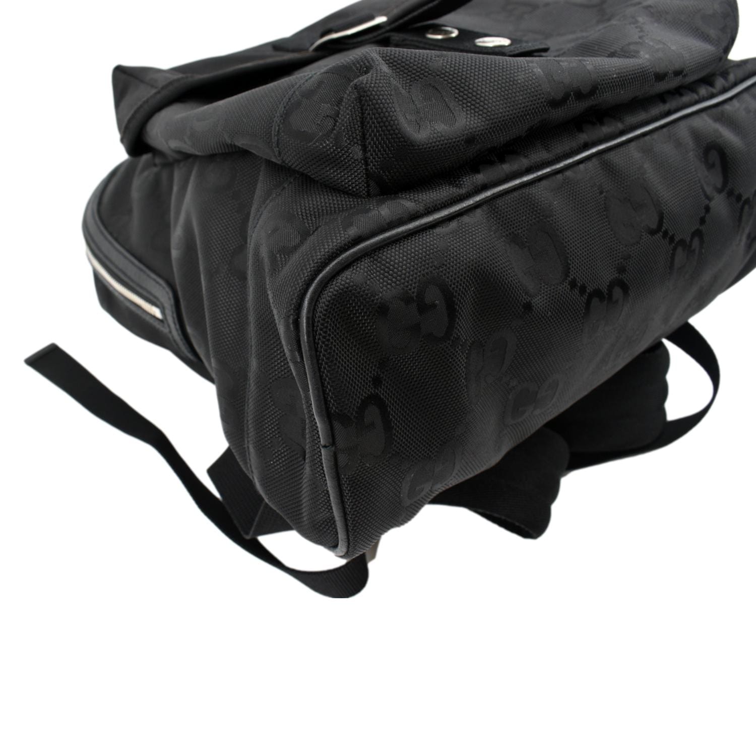 GUCCI Off The Grid GG Nylon Backpack Bag Black 644992