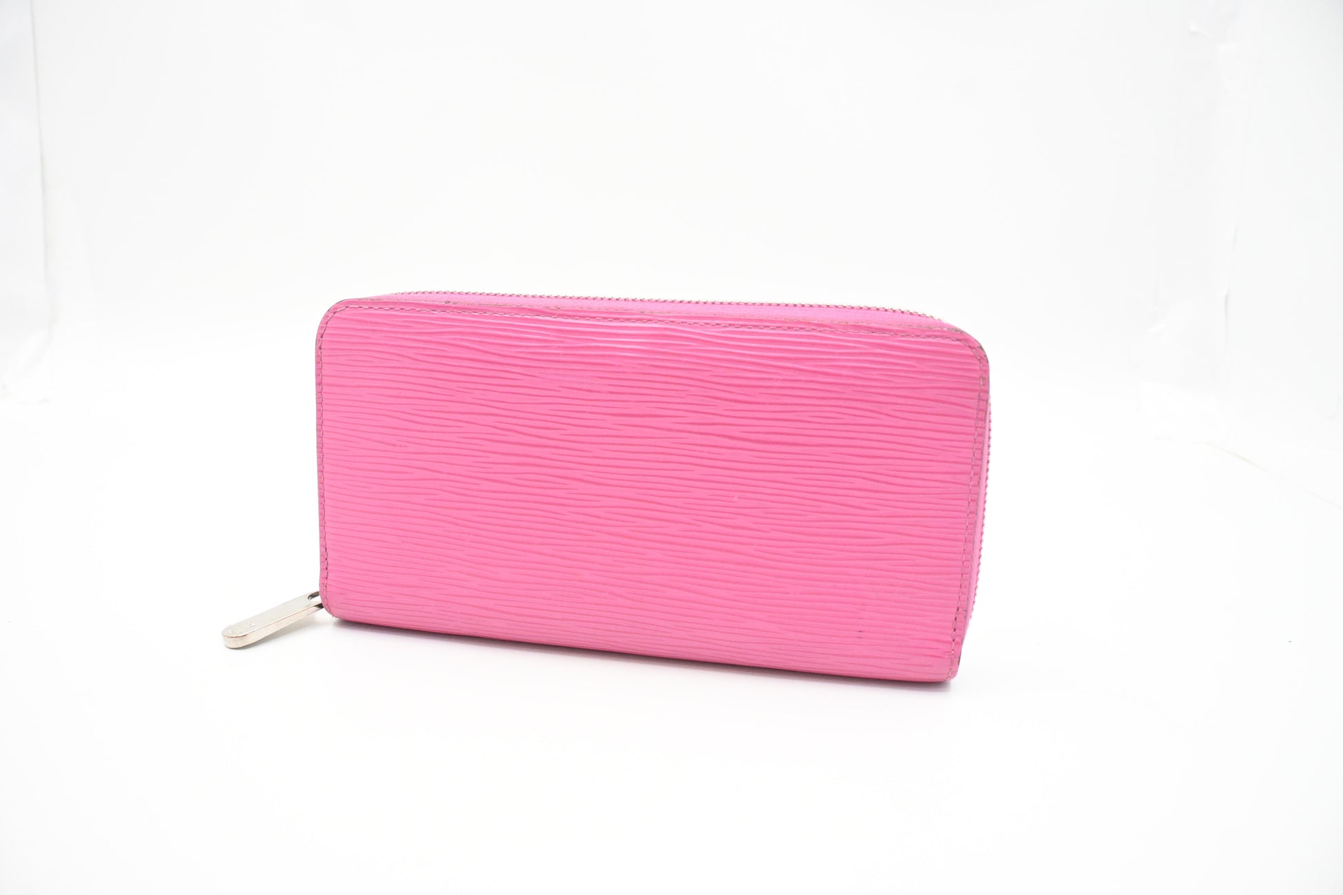 Louis Vuitton Zippy Long Epi Leather Pink Wallet Case