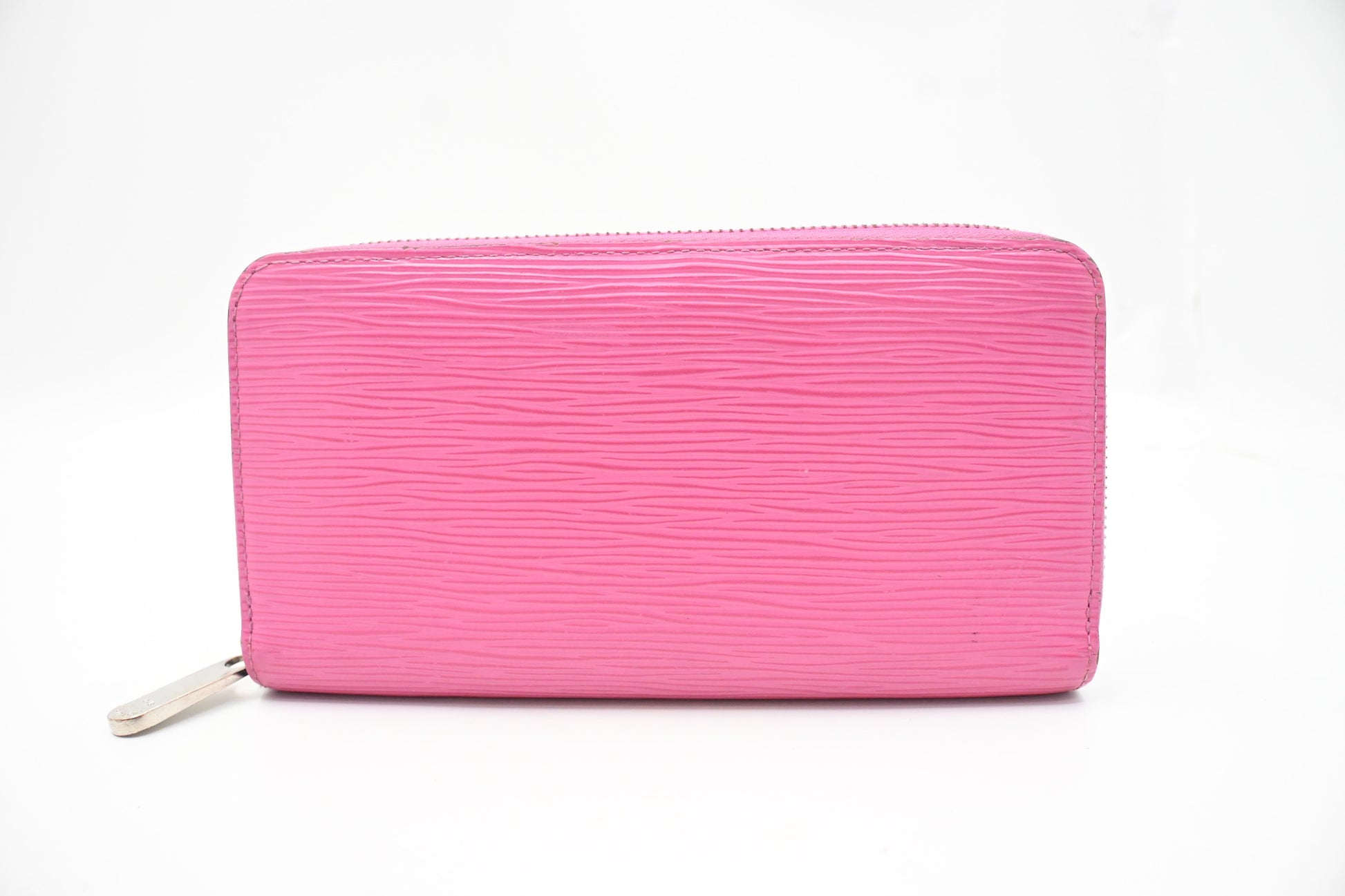 Louis Vuitton Zippy Long Epi Leather Pink Wallet Case