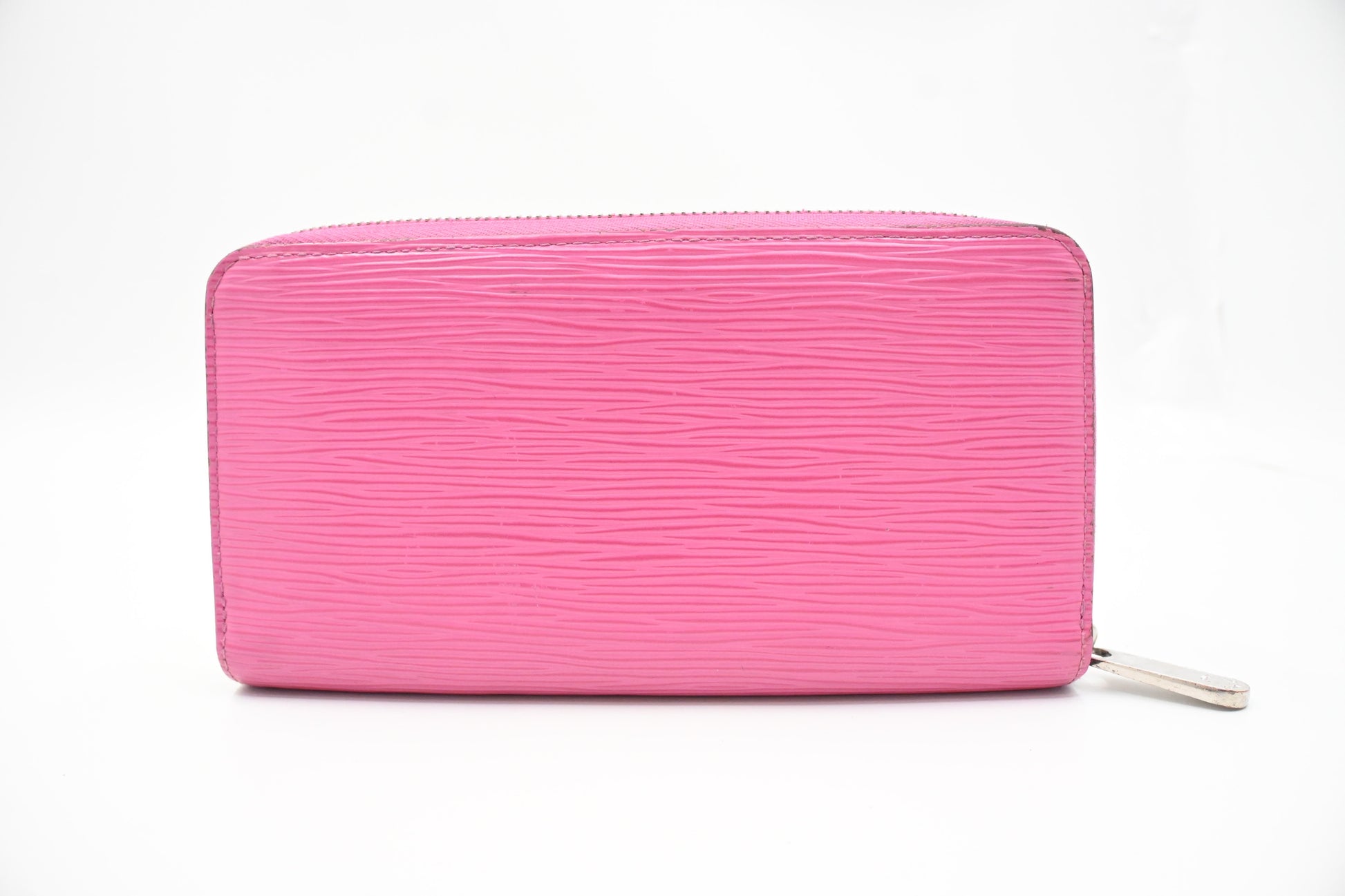Louis Vuitton Zippy Long Epi Leather Pink Wallet Case