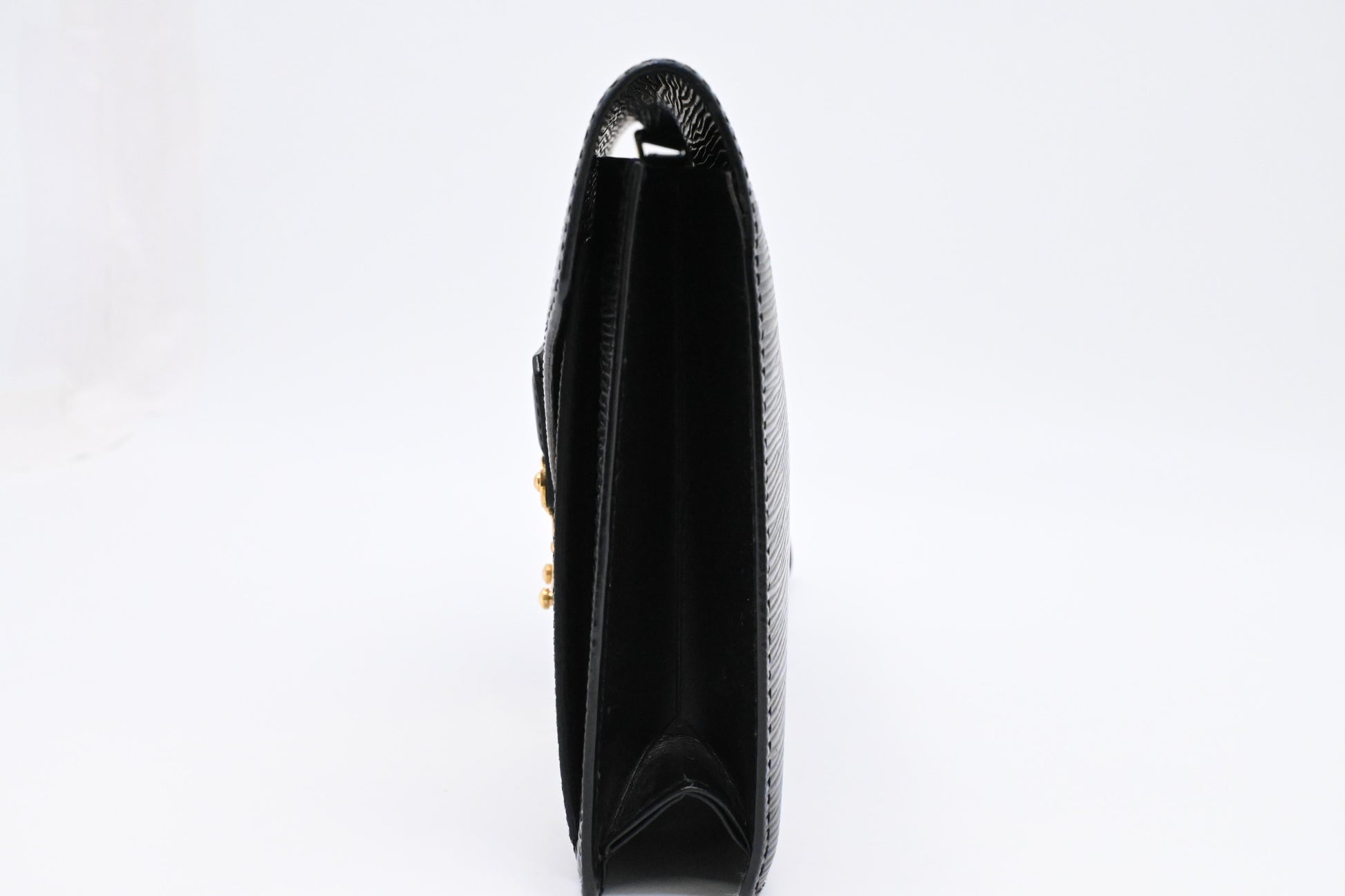 Louis Vuitton Sellier Dragonne Black Leather Epi Key Chain Leather 4