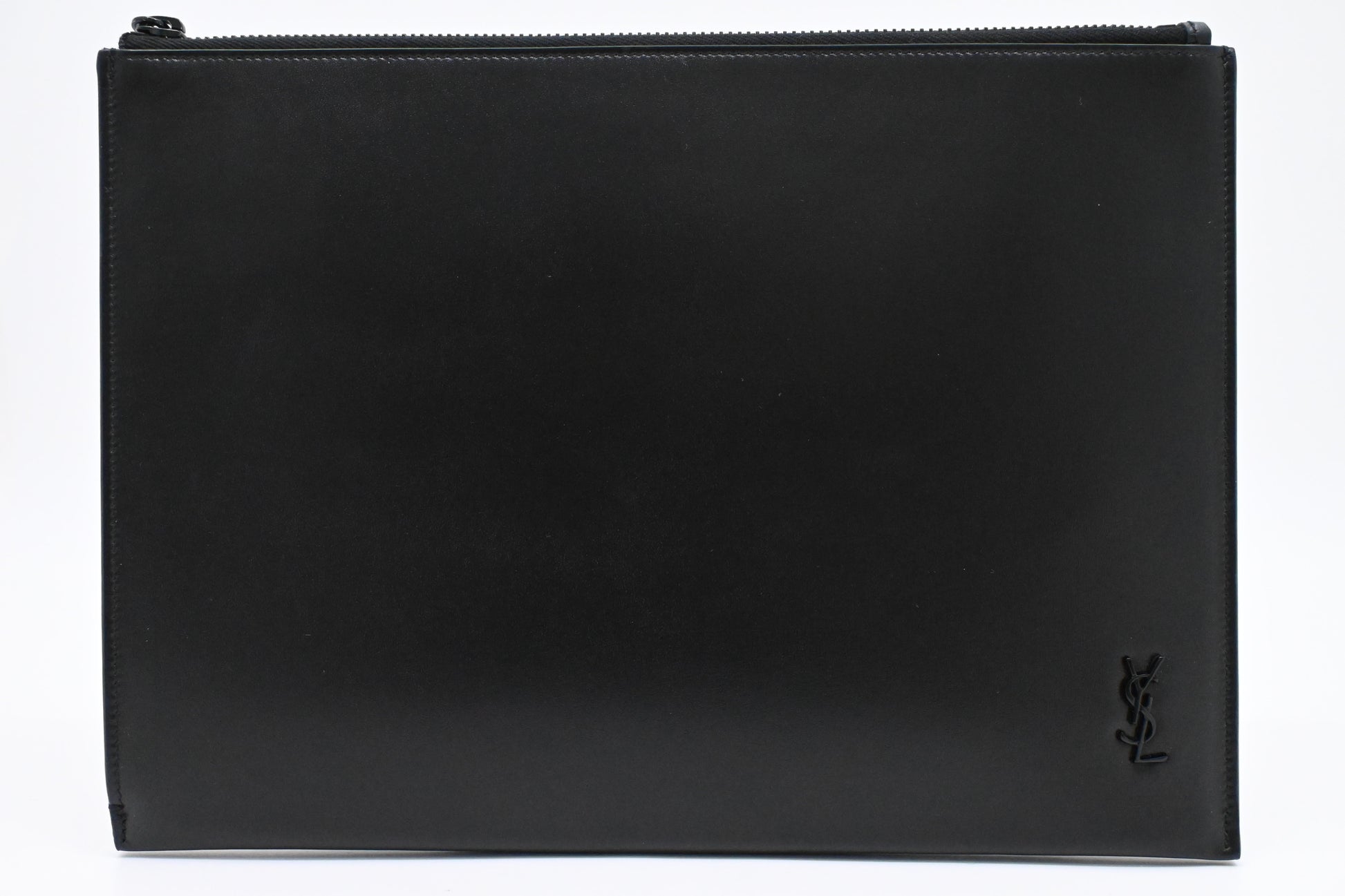 YSL Saint Laurent Clutch In Leather Black Clutch Bag