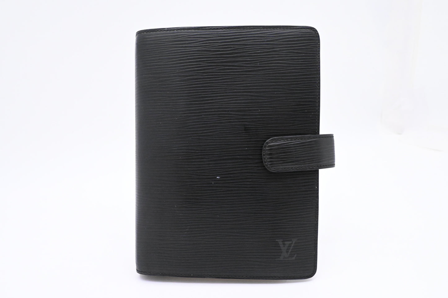 Louis Vuitton Agenda MM Epi Leather Black Handbag Leather 2