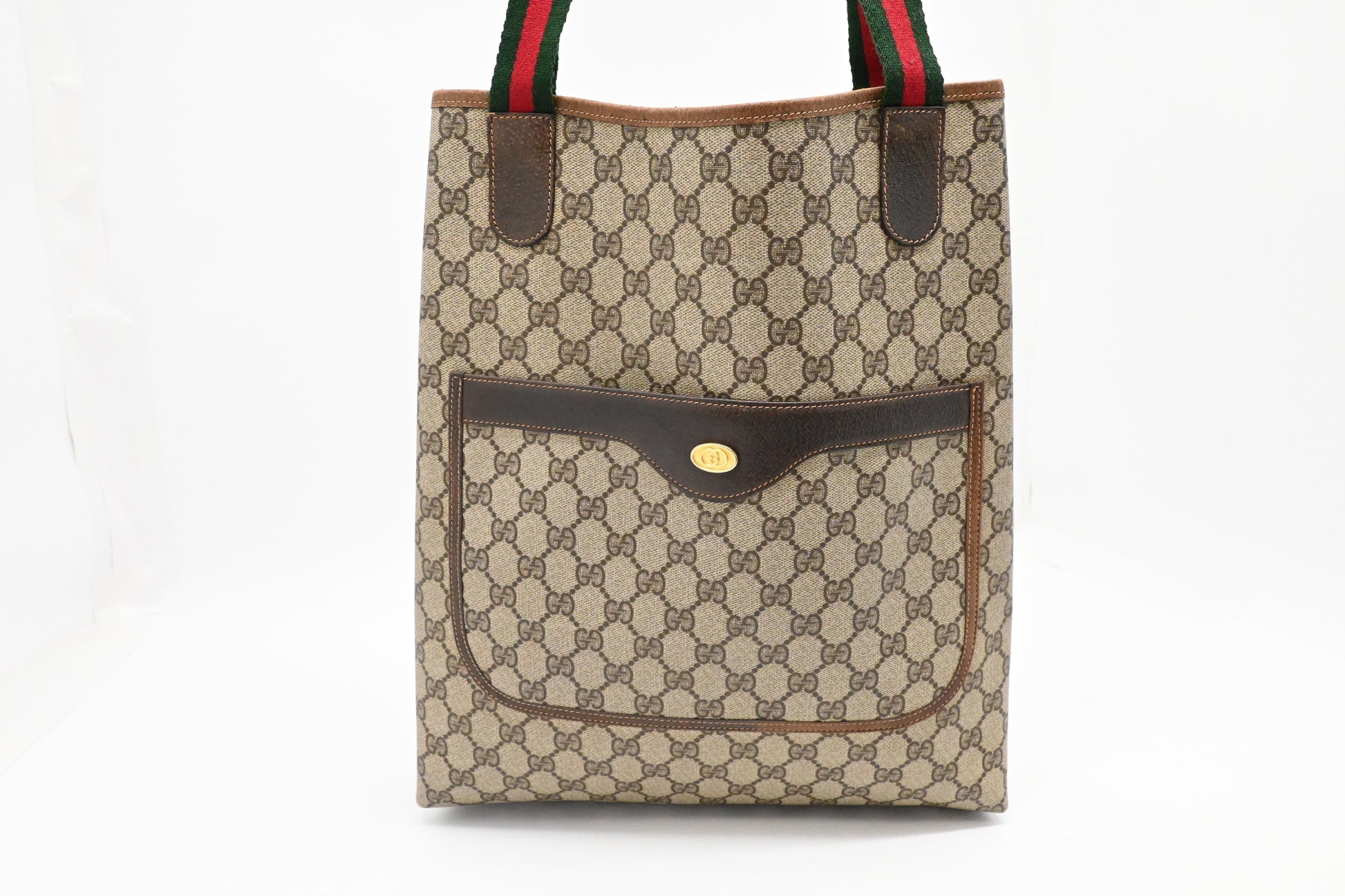 Gucci GG Supreme Canvas Tote Bag Canvas 6