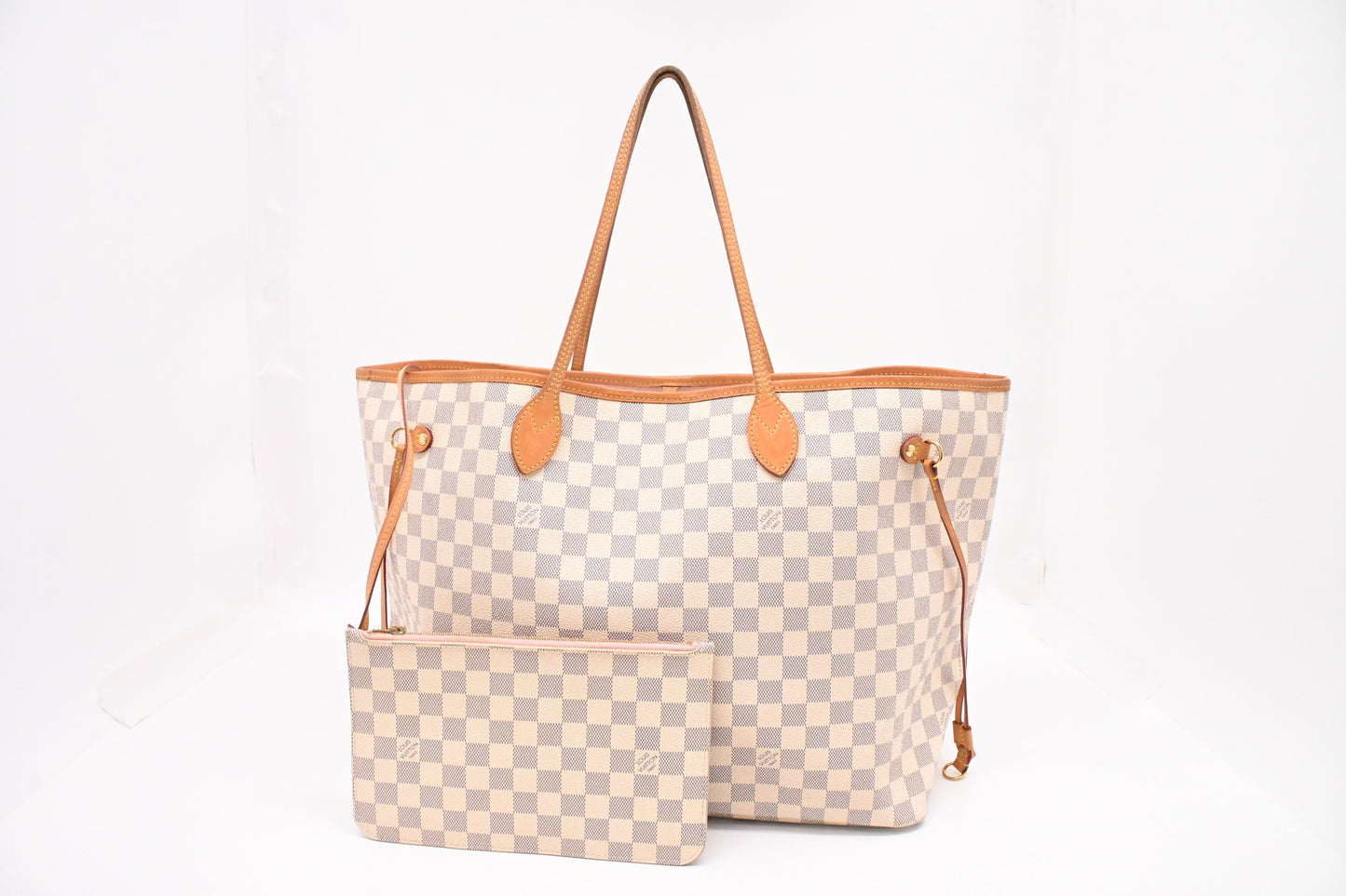Louis Vuitton Neverfull GM Azur Damier Canvas Tote Bag Canvas 3