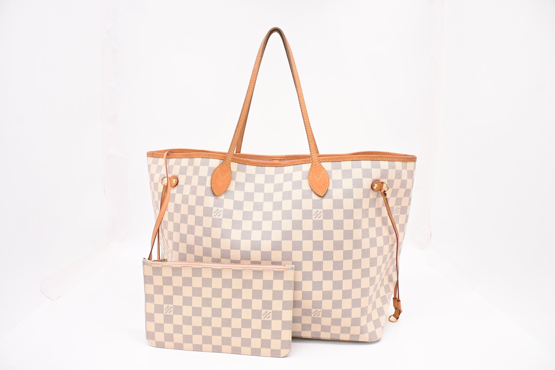 Louis Vuitton Neverfull GM Azur Damier Canvas Tote Bag Canvas 3