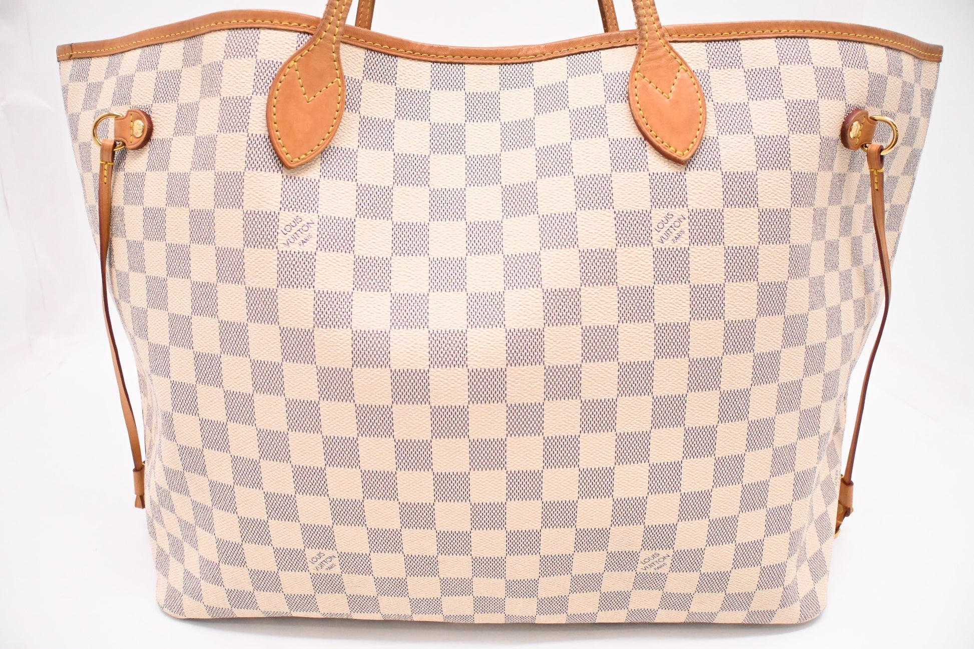 Louis Vuitton Neverfull GM Azur Damier Canvas Tote Bag Canvas 3