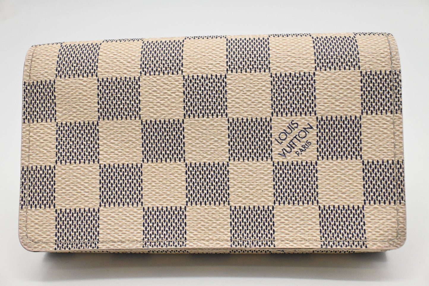 Louis Vuitton Tresor Azur Canvas Damier Wallet Case