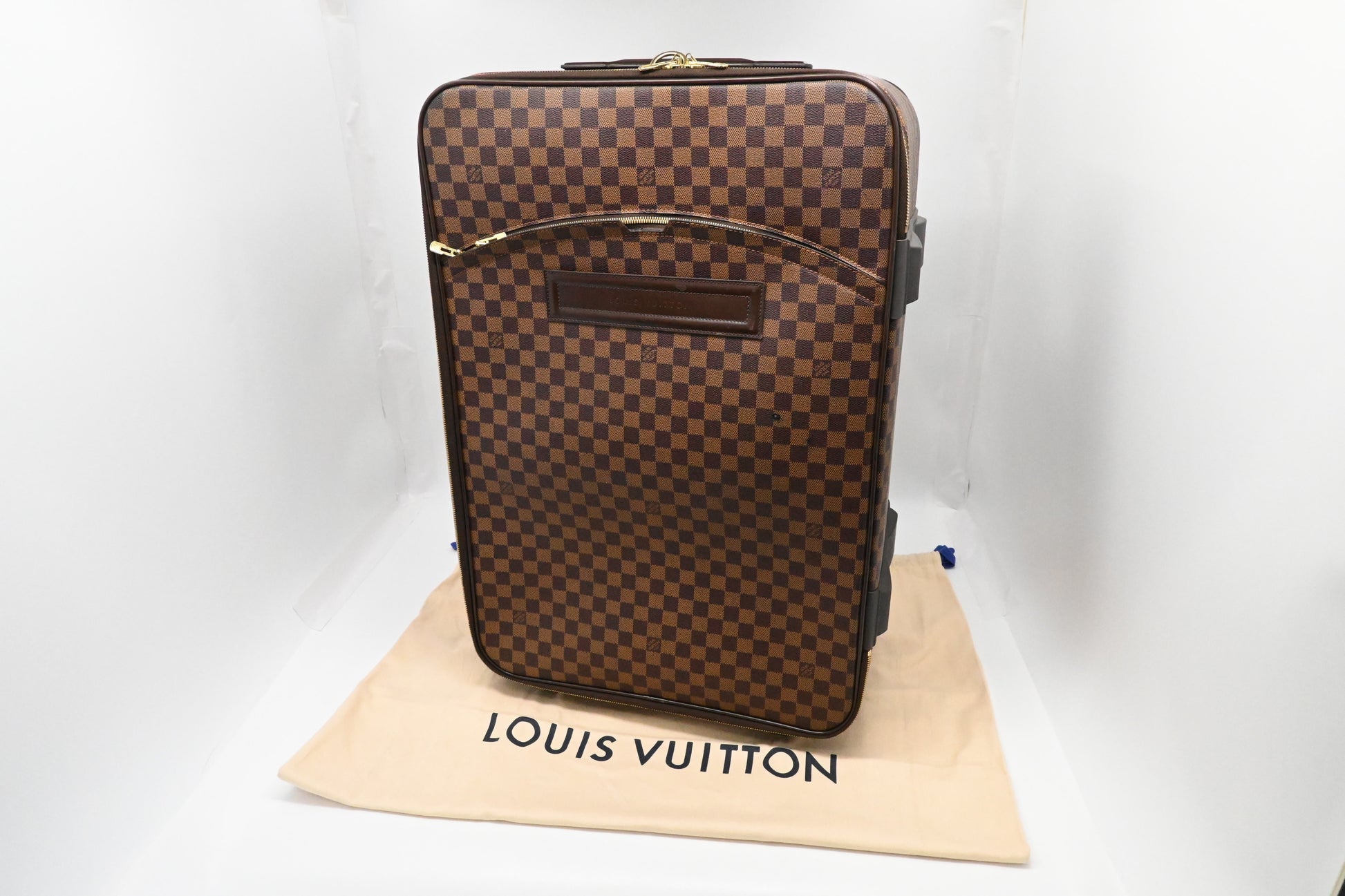 Louis Vuitton Pegase 65 Ebene Damier Canvas Handbag
