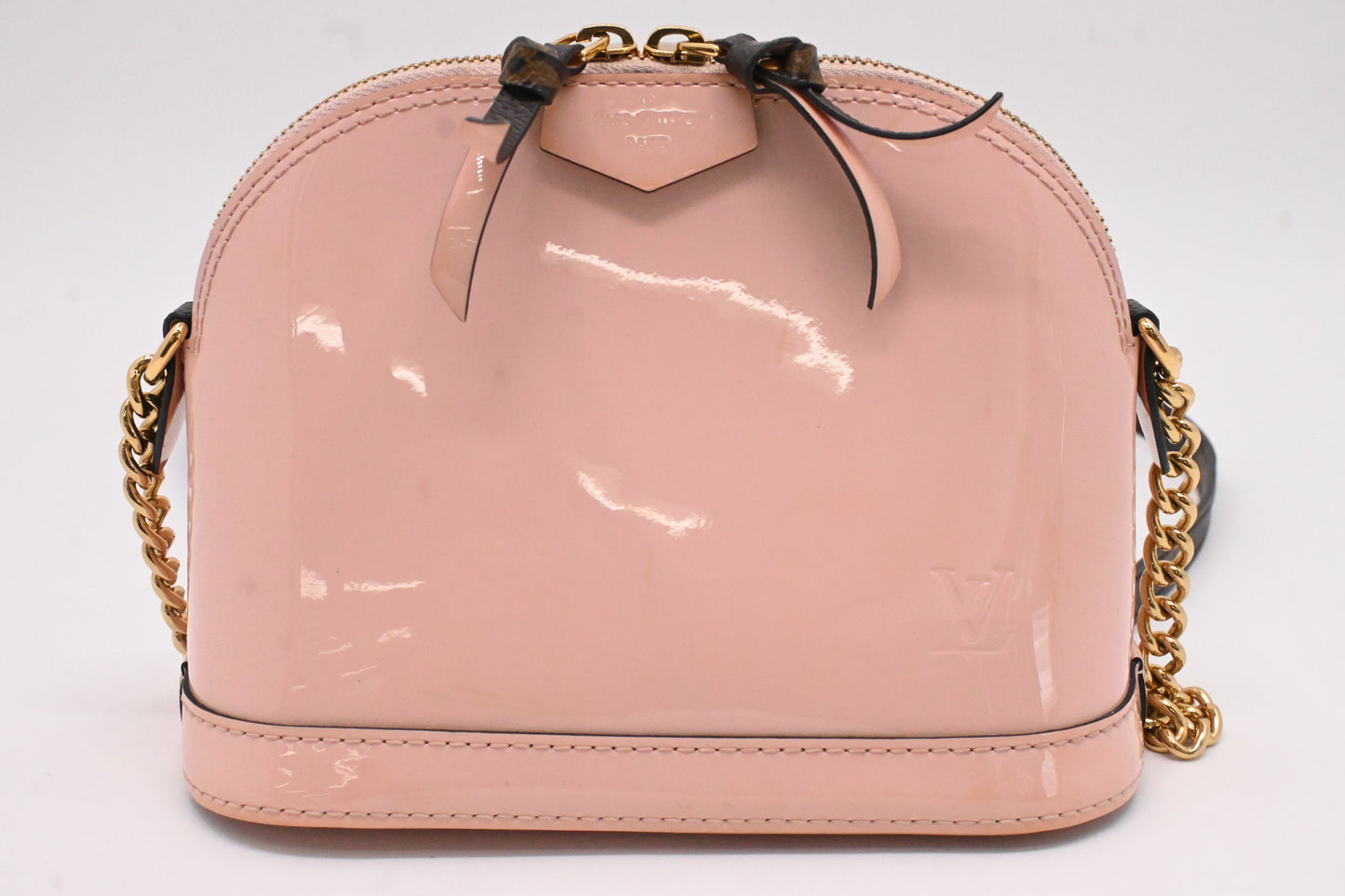 Louis Vuitton Alma Monogram Vernis Canvas Leather Mini Bag