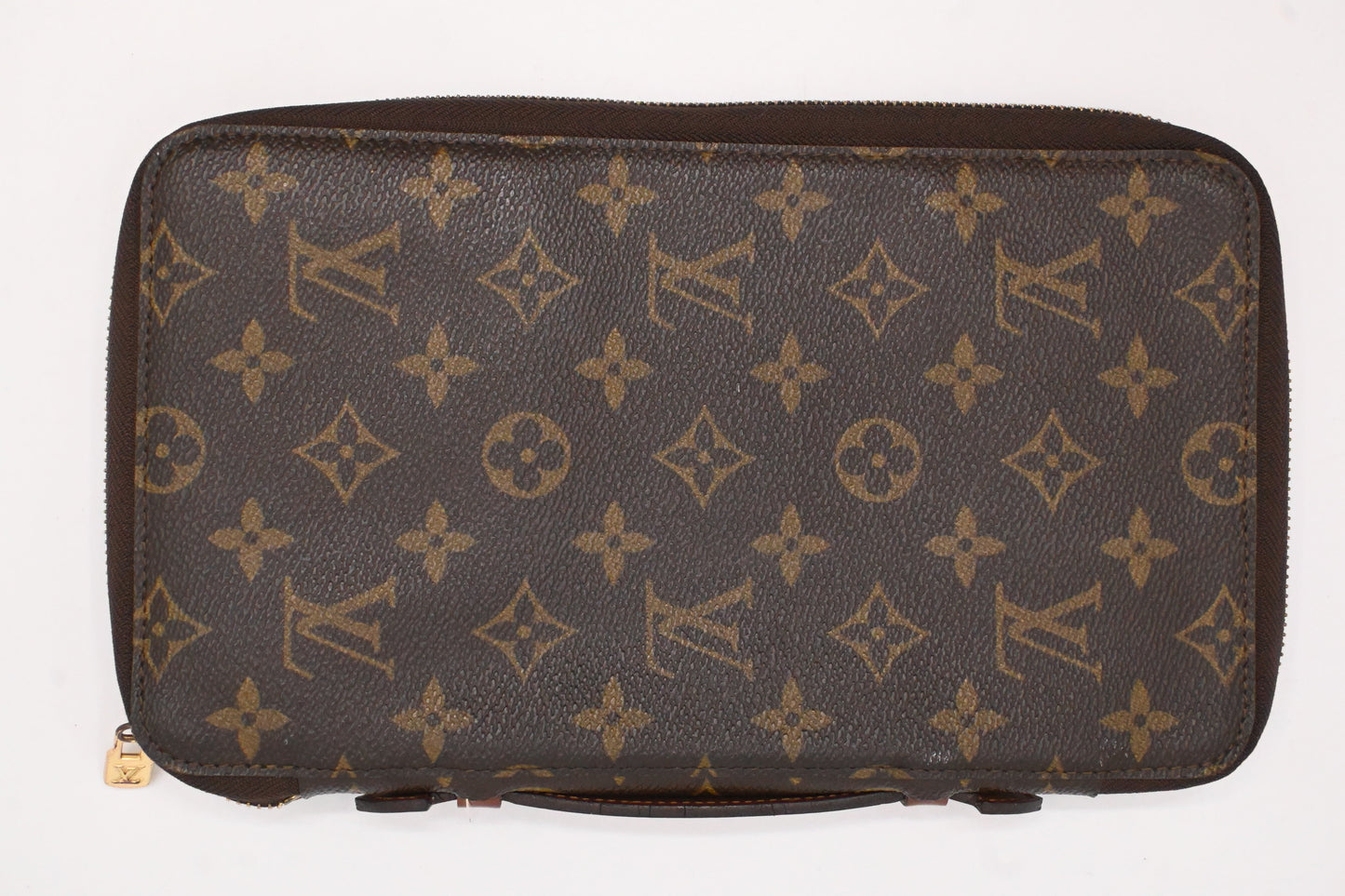 Louis Vuitton Organizer De Voyage Monogram Canvas Handbag Canvas 3