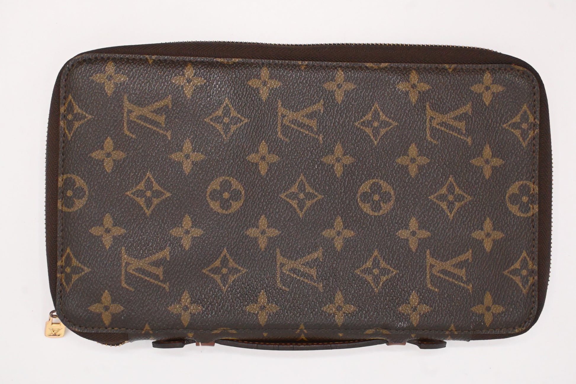 Louis Vuitton Organizer De Voyage Monogram Canvas Handbag Canvas 3