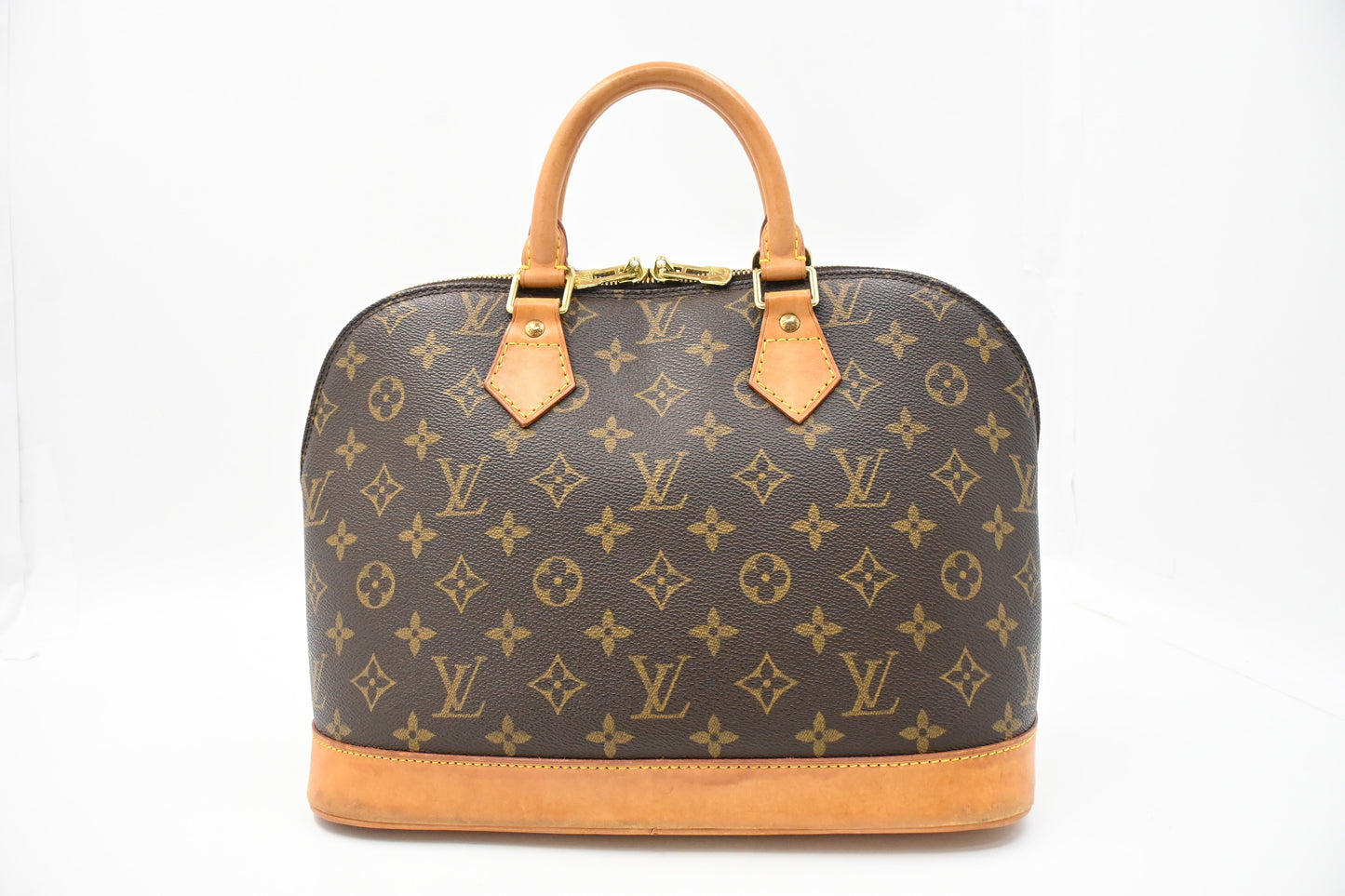 Louis Vuitton Alma PM Monogram Canvas Handbag Canvas 4