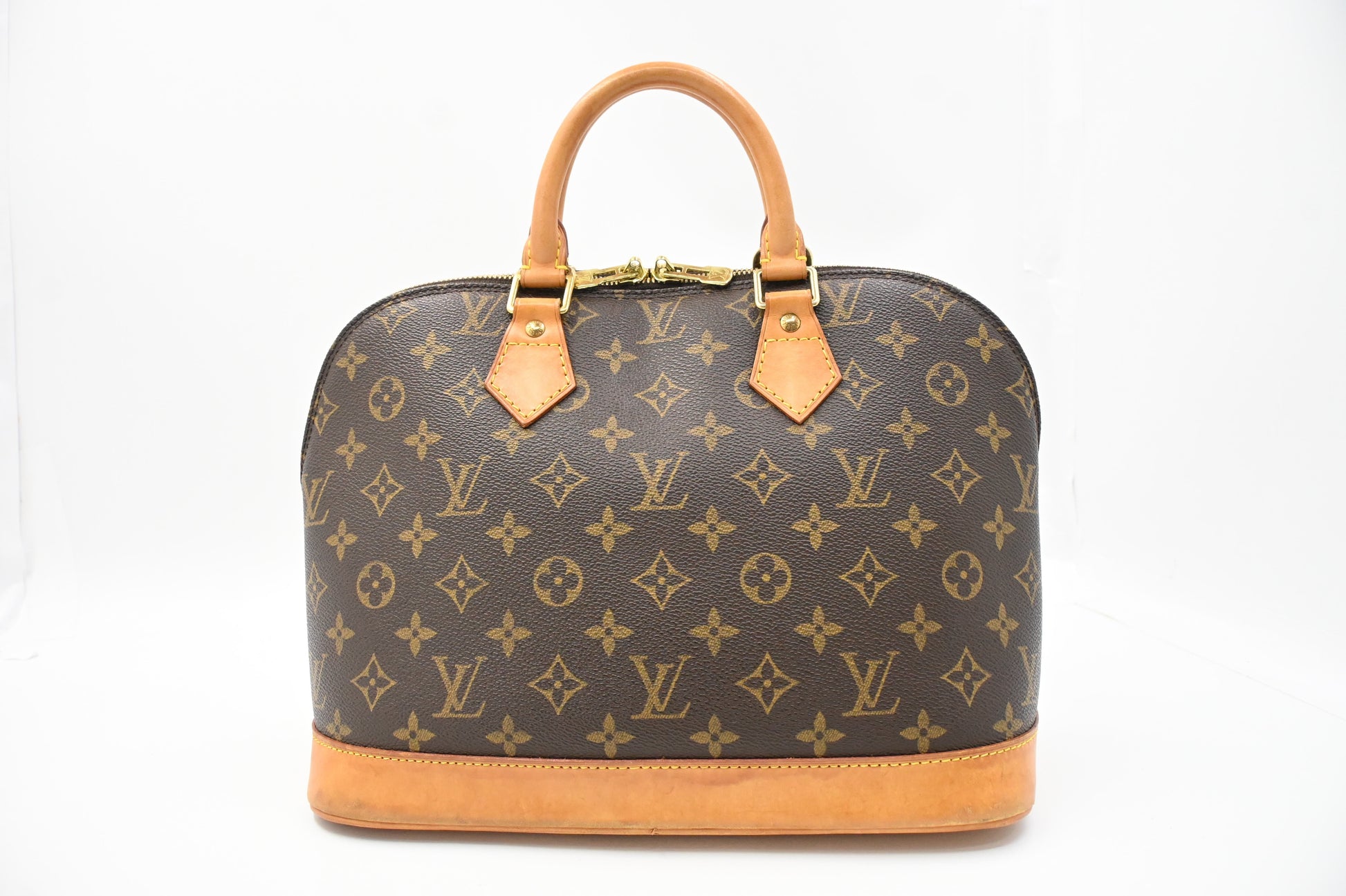 Louis Vuitton Alma PM Monogram Canvas Handbag Canvas 4