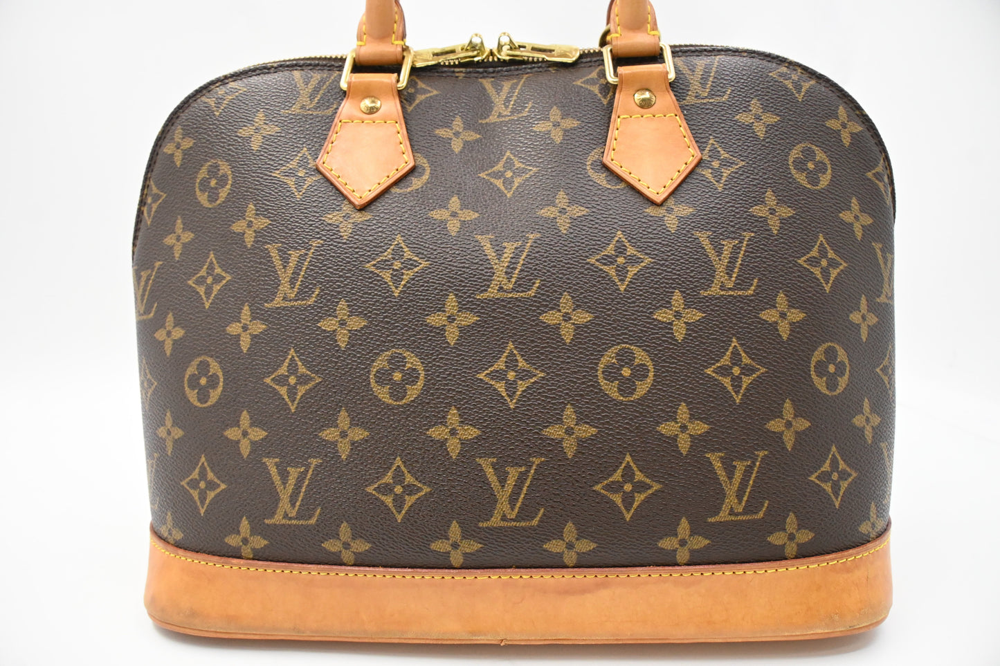Louis Vuitton Alma PM Monogram Canvas Handbag Canvas 4