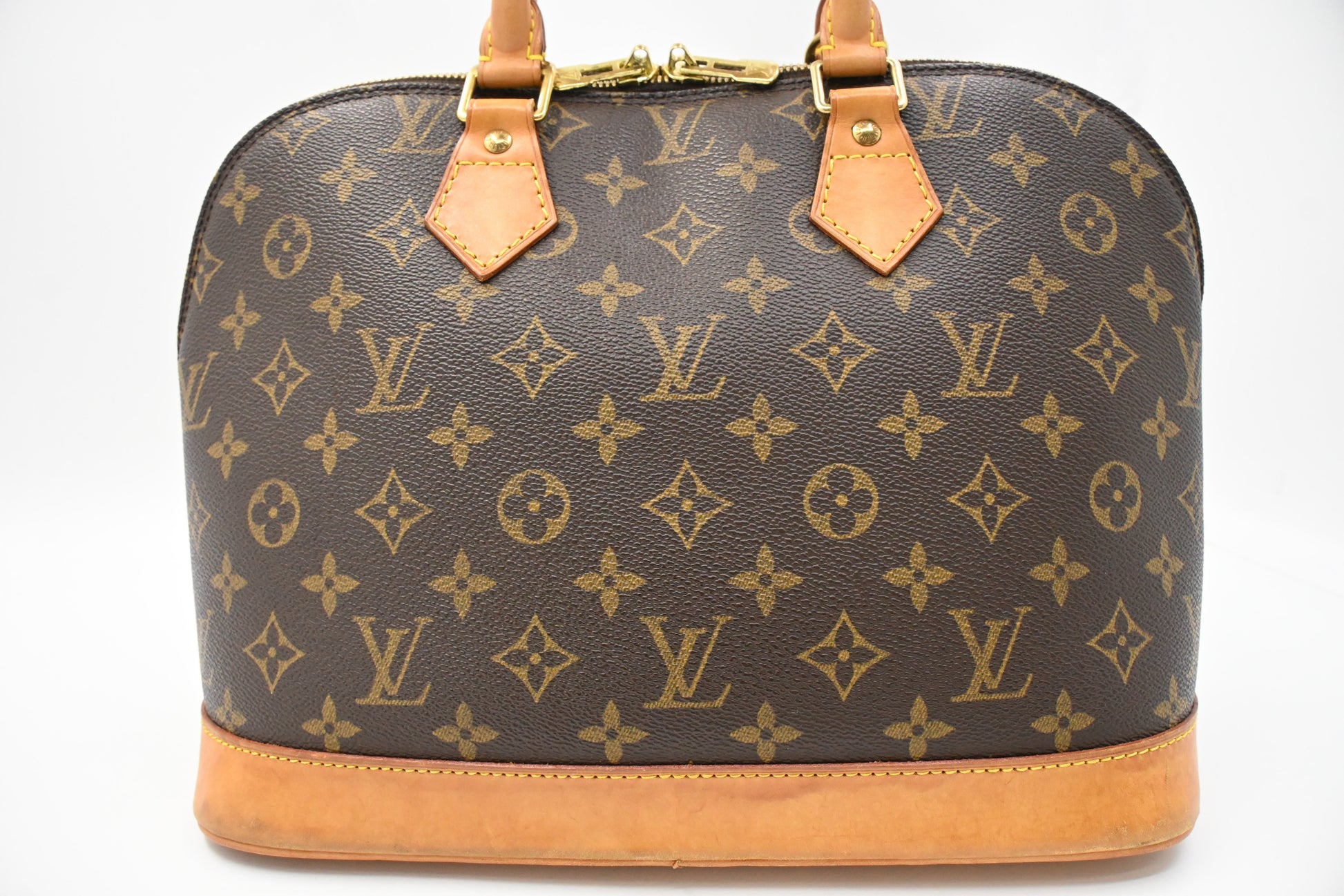 Louis Vuitton Alma PM Monogram Canvas Handbag Canvas 4