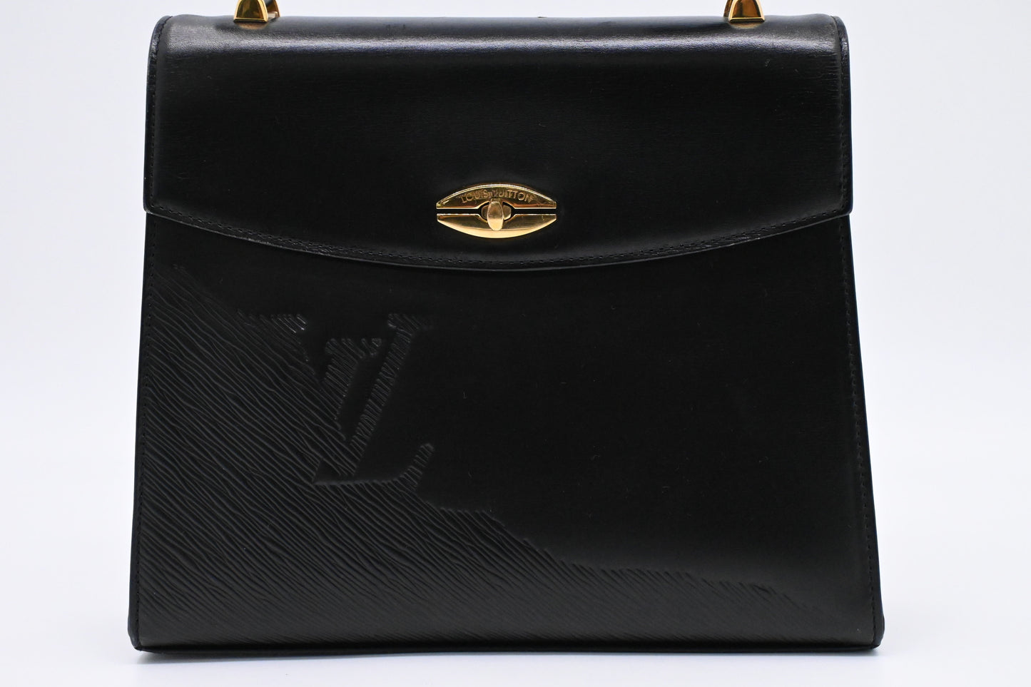 Louis Vuitton Sparte Black Leather Shoulder Bag