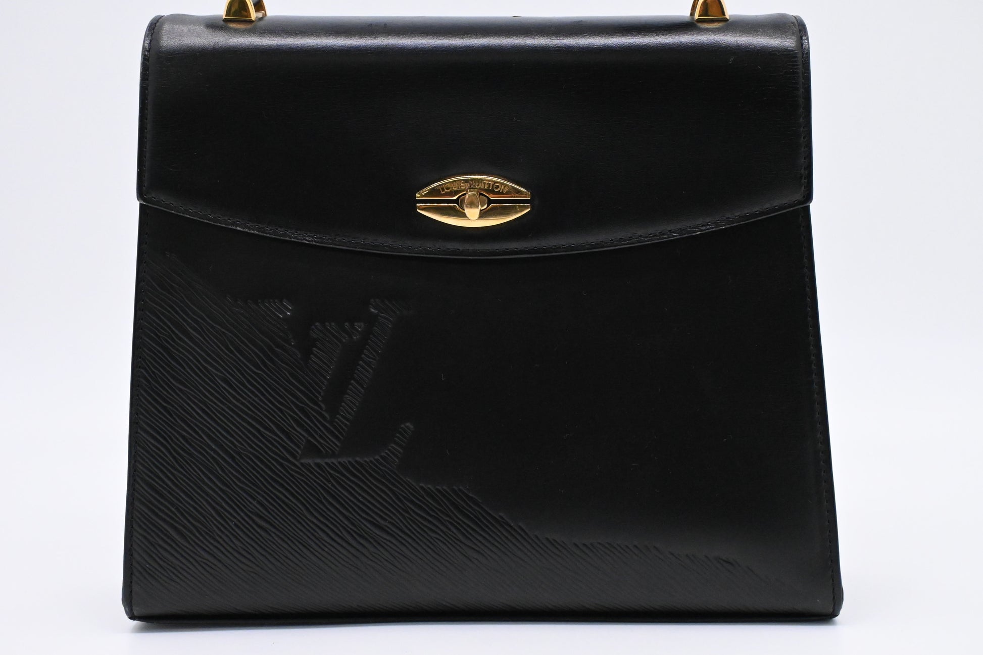 Louis Vuitton Sparte Black Leather Shoulder Bag
