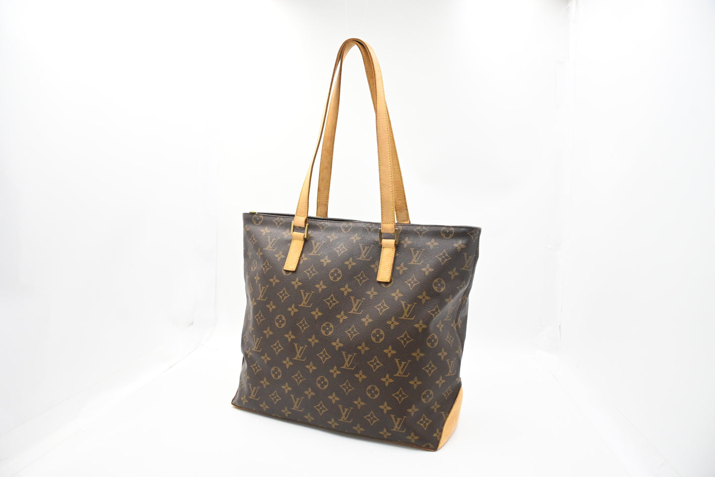 Louis Vuitton Cabas Mezzo Monogram Canvas Handbag Canvas 5