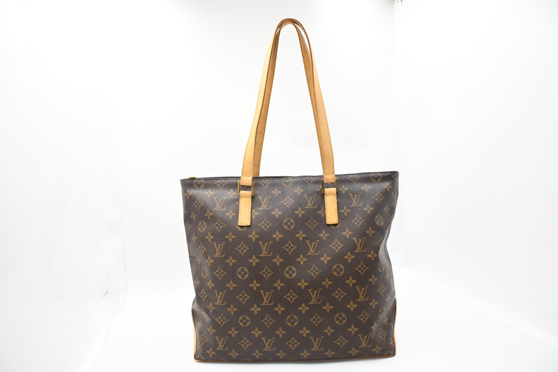 Louis Vuitton Cabas Mezzo Monogram Canvas Handbag Canvas 5