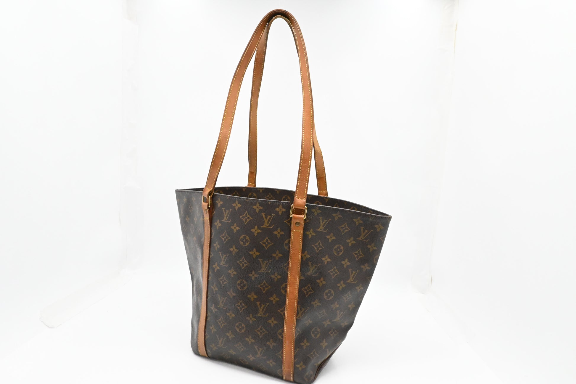 Louis Vuitton Sac Shopping 48 Monogram Canvas Handbag Canvas 8
