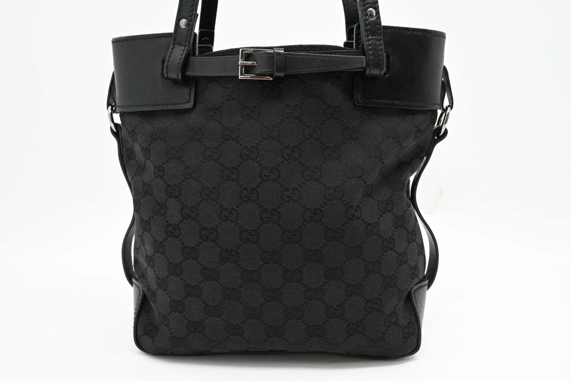 Gucci GG Canvas Black Shoulder Bag Canvas 3