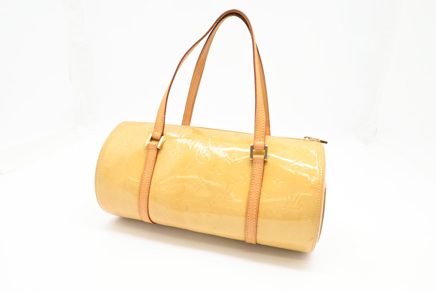 Louis Vuitton Bedford Vernis Leather Yellow Handbag