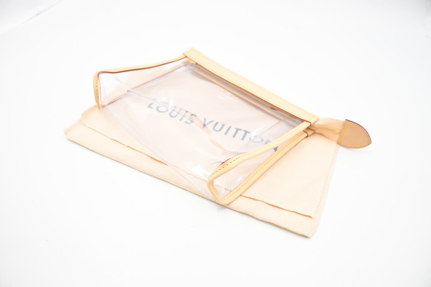 Louis Vuitton Poche Toilette Clear Vinyl Handbag Vinyl 1