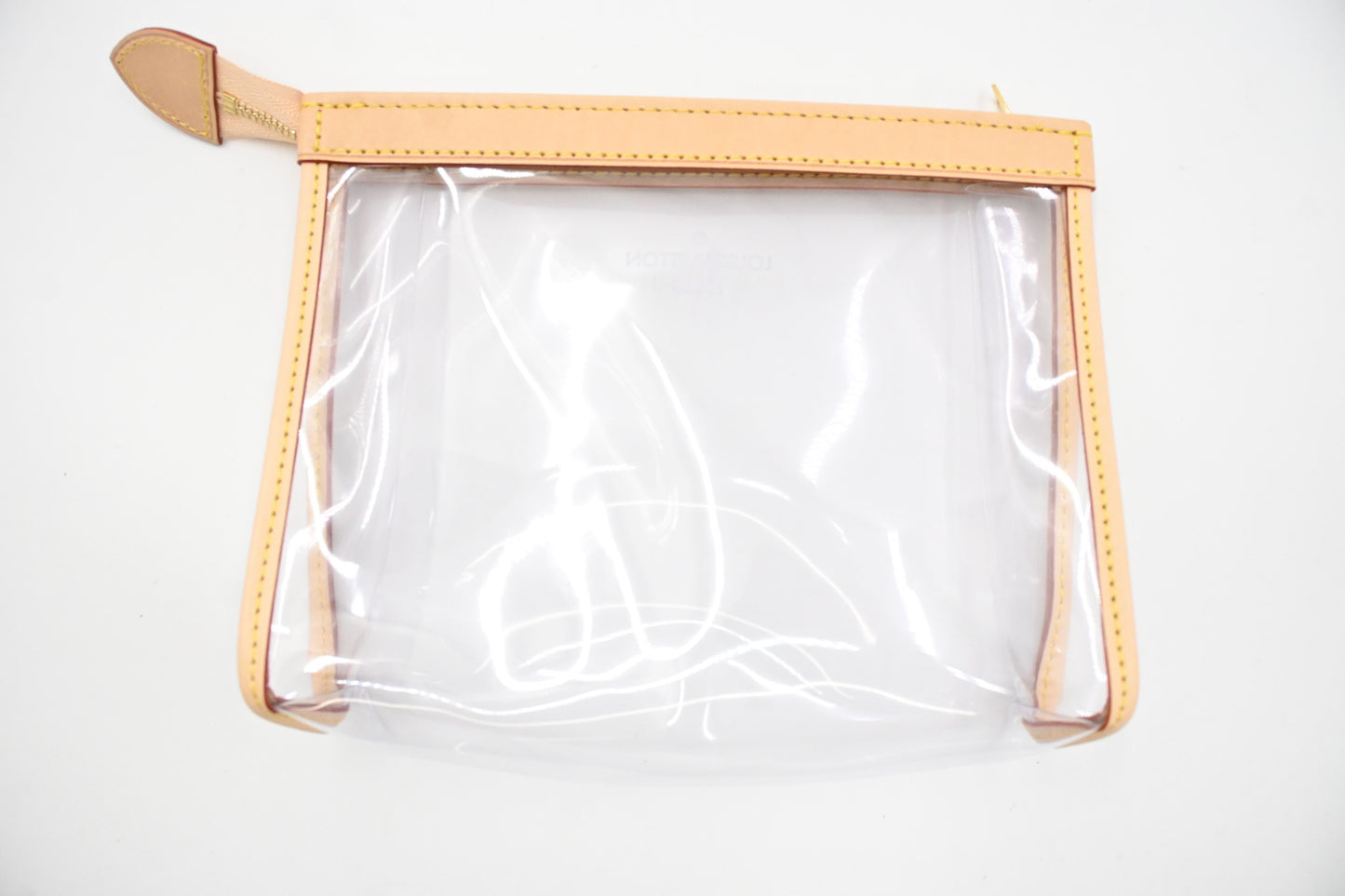 Louis Vuitton Poche Toilette Clear Vinyl Handbag Vinyl 1