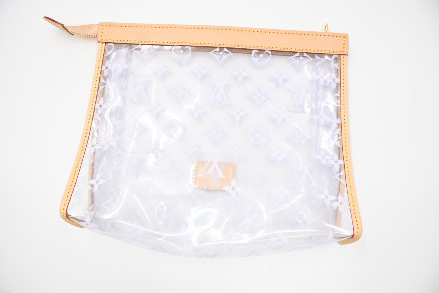 Louis Vuitton Poche Toilette Clear Vinyl Handbag