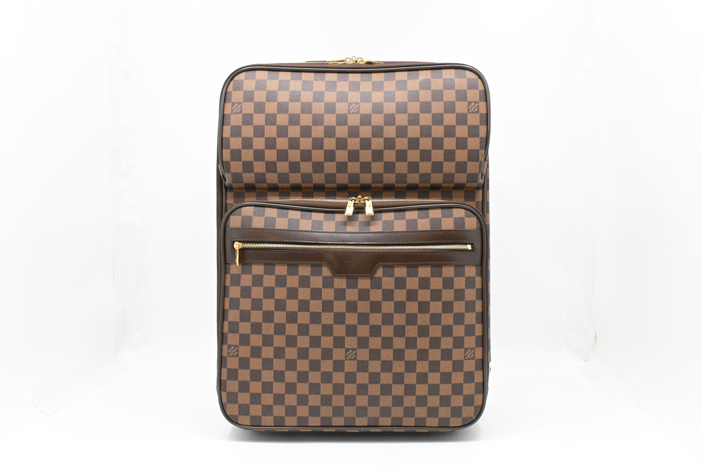 Louis Vuitton Pegase 55 Ebene Damier Canvas Handbag