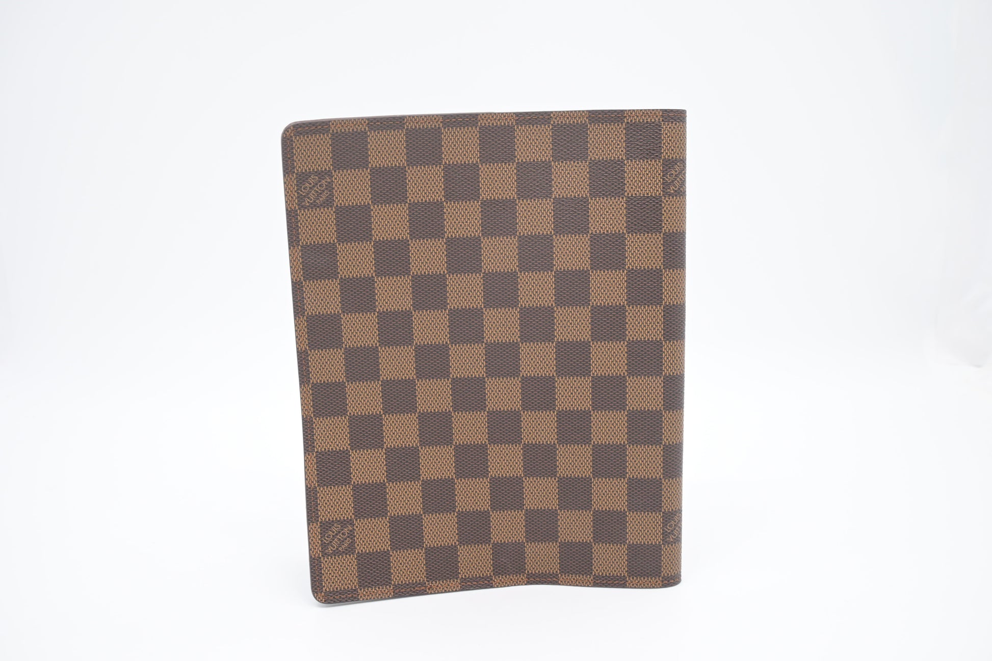Louis Vuitton Agenda Cover Ebene Damier Canvas Handbag