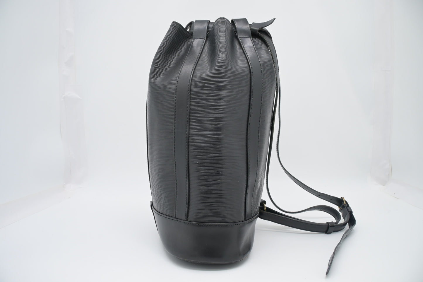 Louis Vuitton Randonnee Black PM Leather Epi Handbag