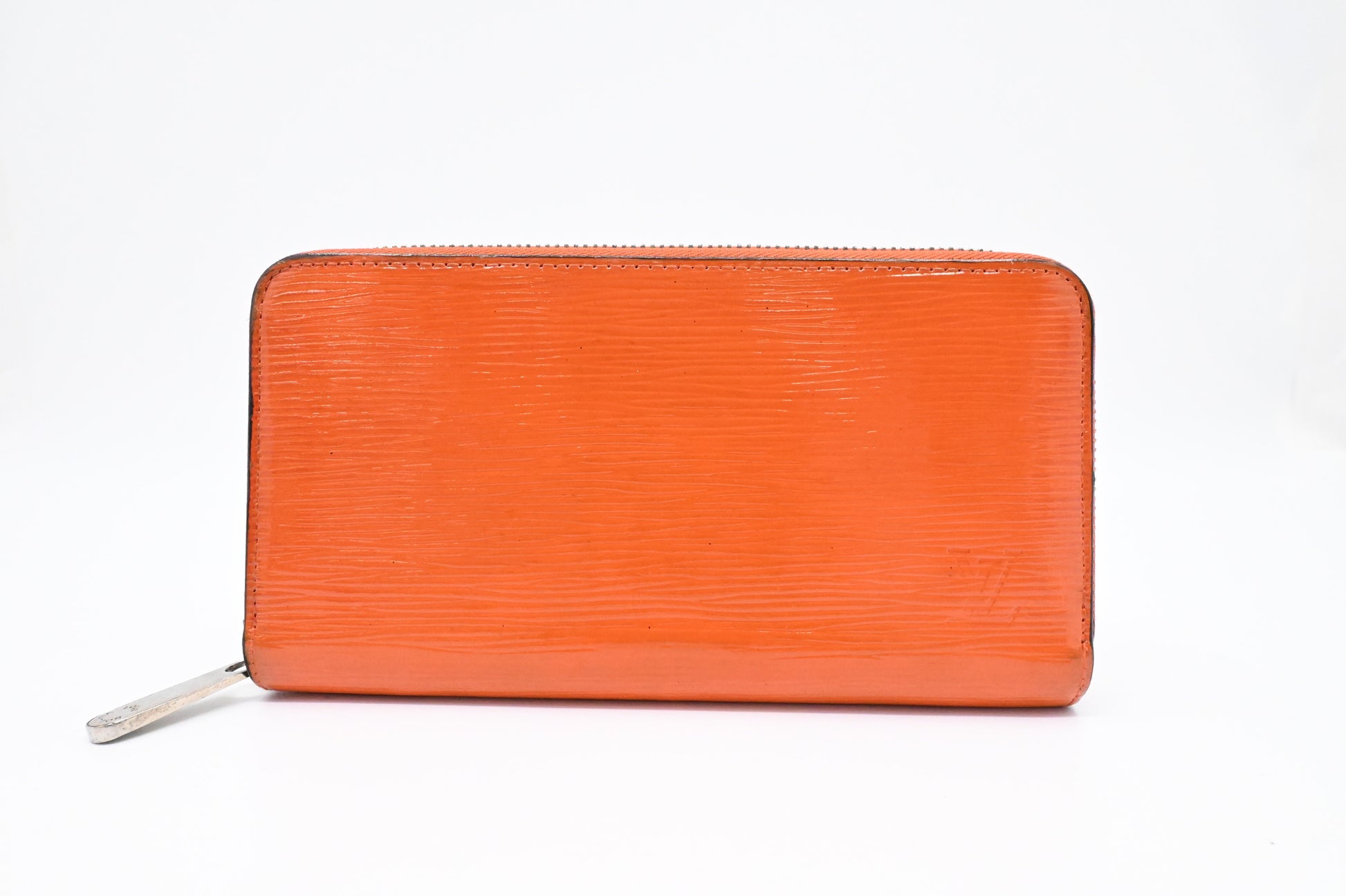 Louis Vuitton Zippy Long Epi Leather Orange Wallet Case