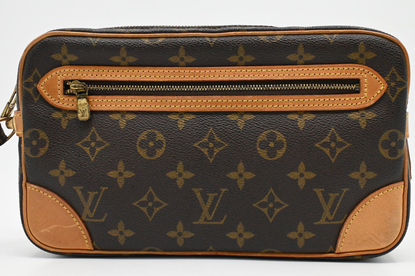 Louis Vuitton Marly Dragonne Monogram Canvas Key Chain Canvas 3