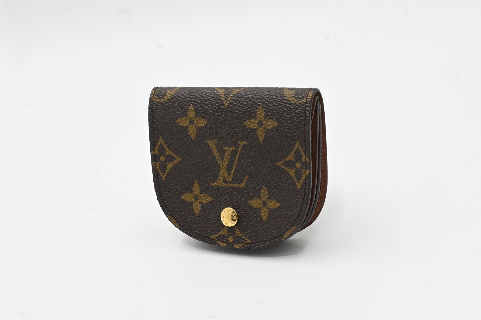 Louis Vuitton Gousset Coin Monogram Canvas Handbag Monogram Canvas