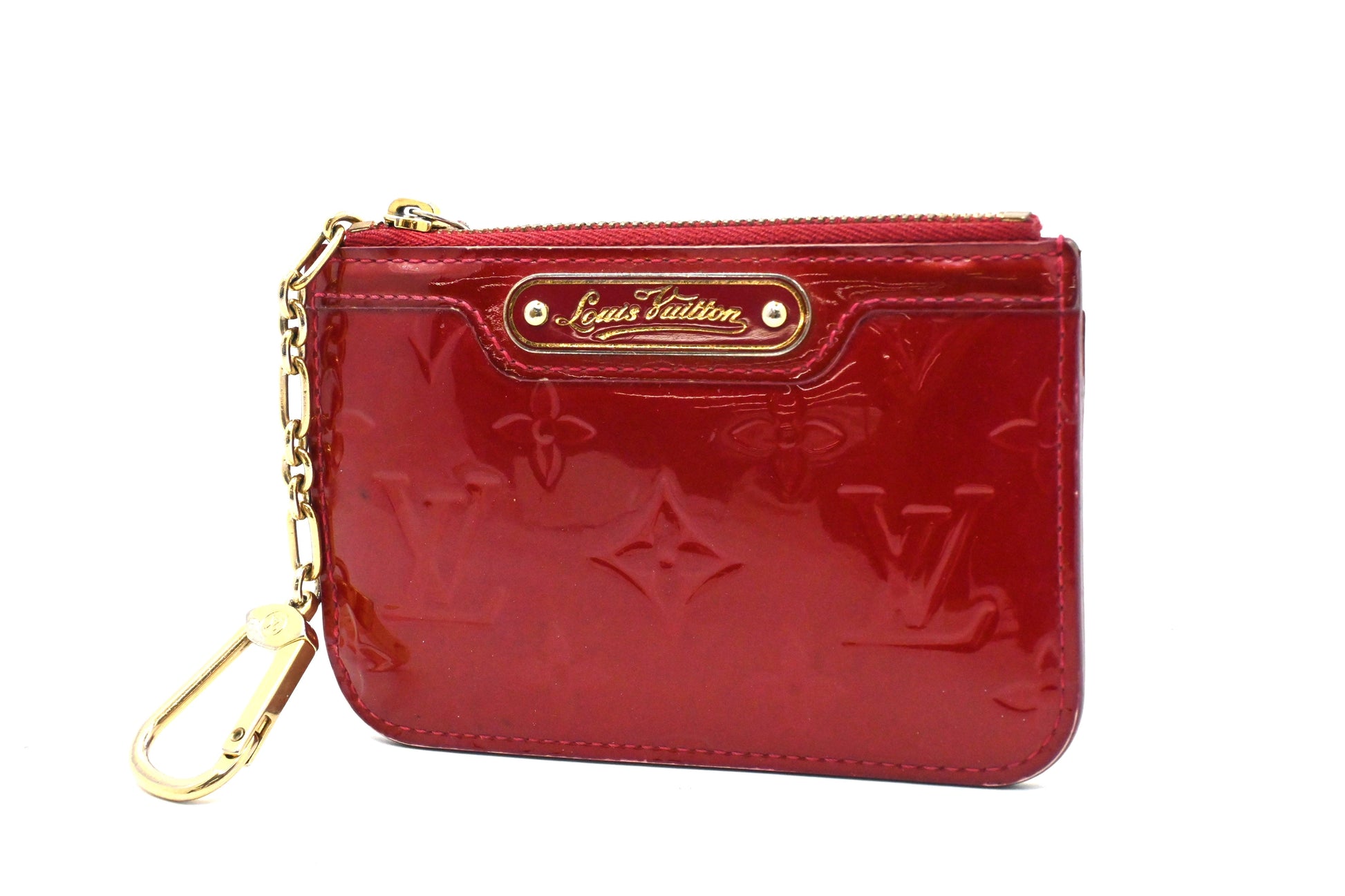 Louis Vuitton Cles NM Indian Rose Vernis Leather Handbag
